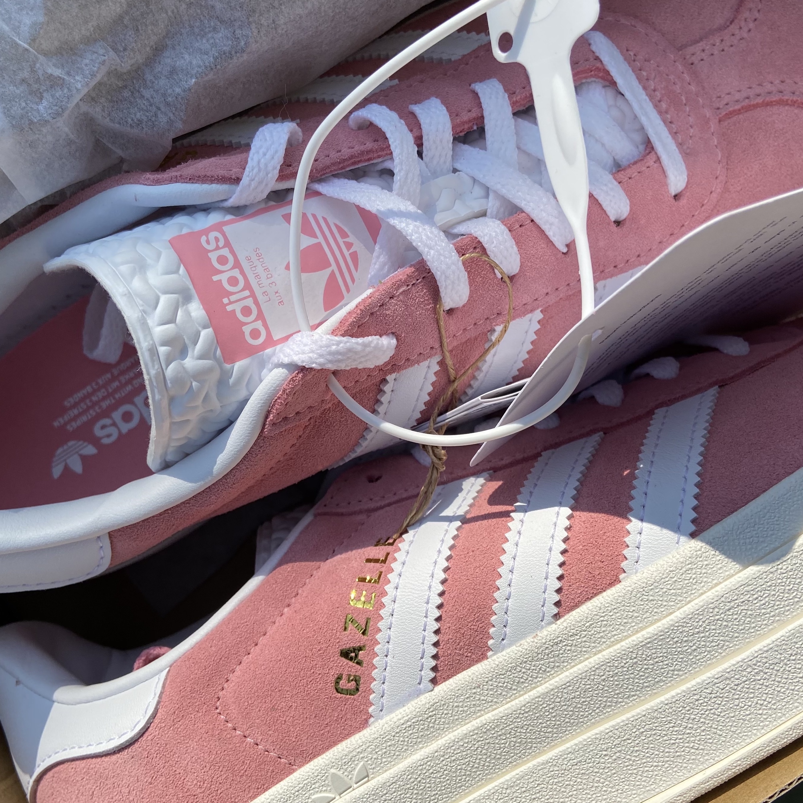 (W) Adidas Gazelle Bold Super Pop 착용 스타일