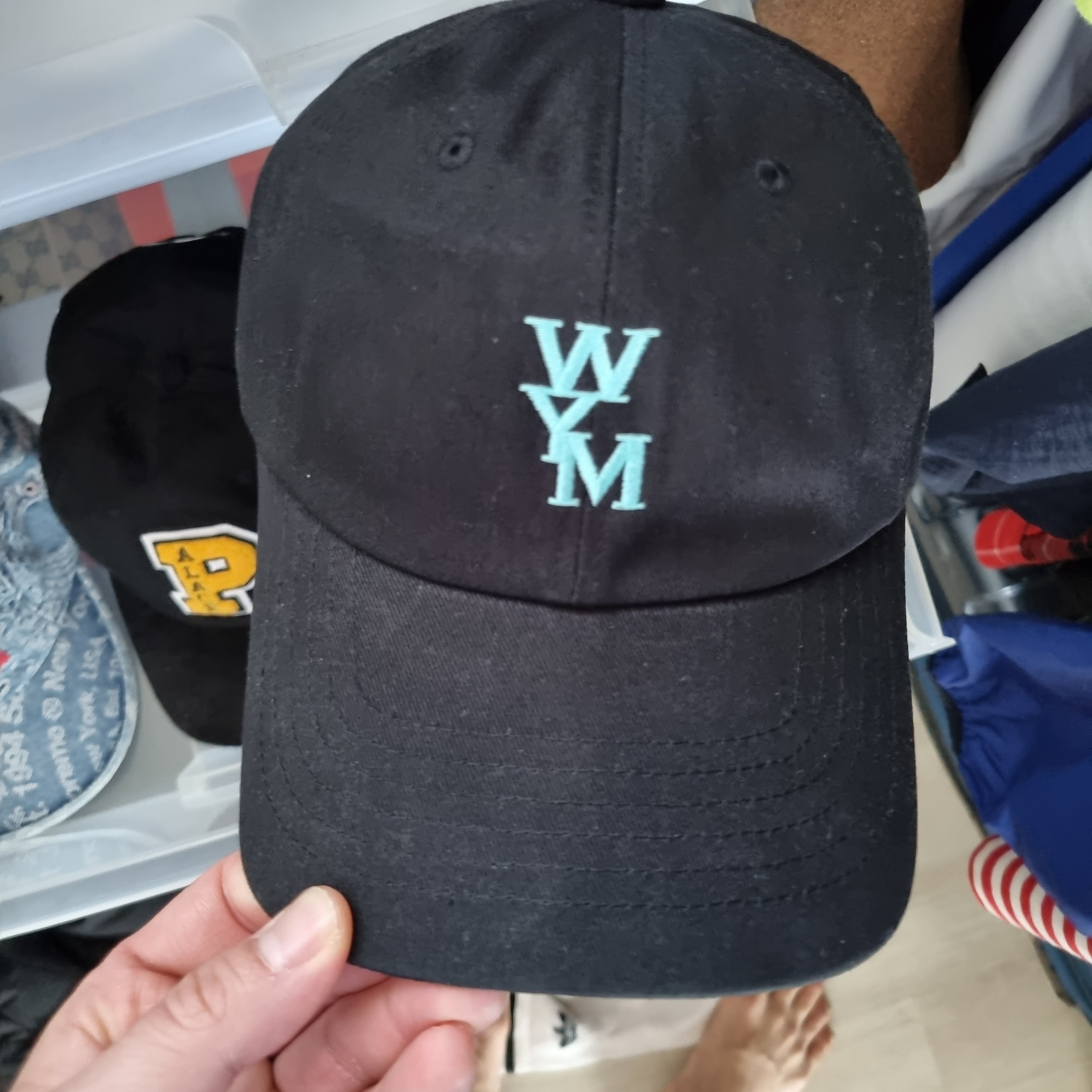Wooyoungmi Mint Logo Ball Cap Black - 22FW 착용 스타일