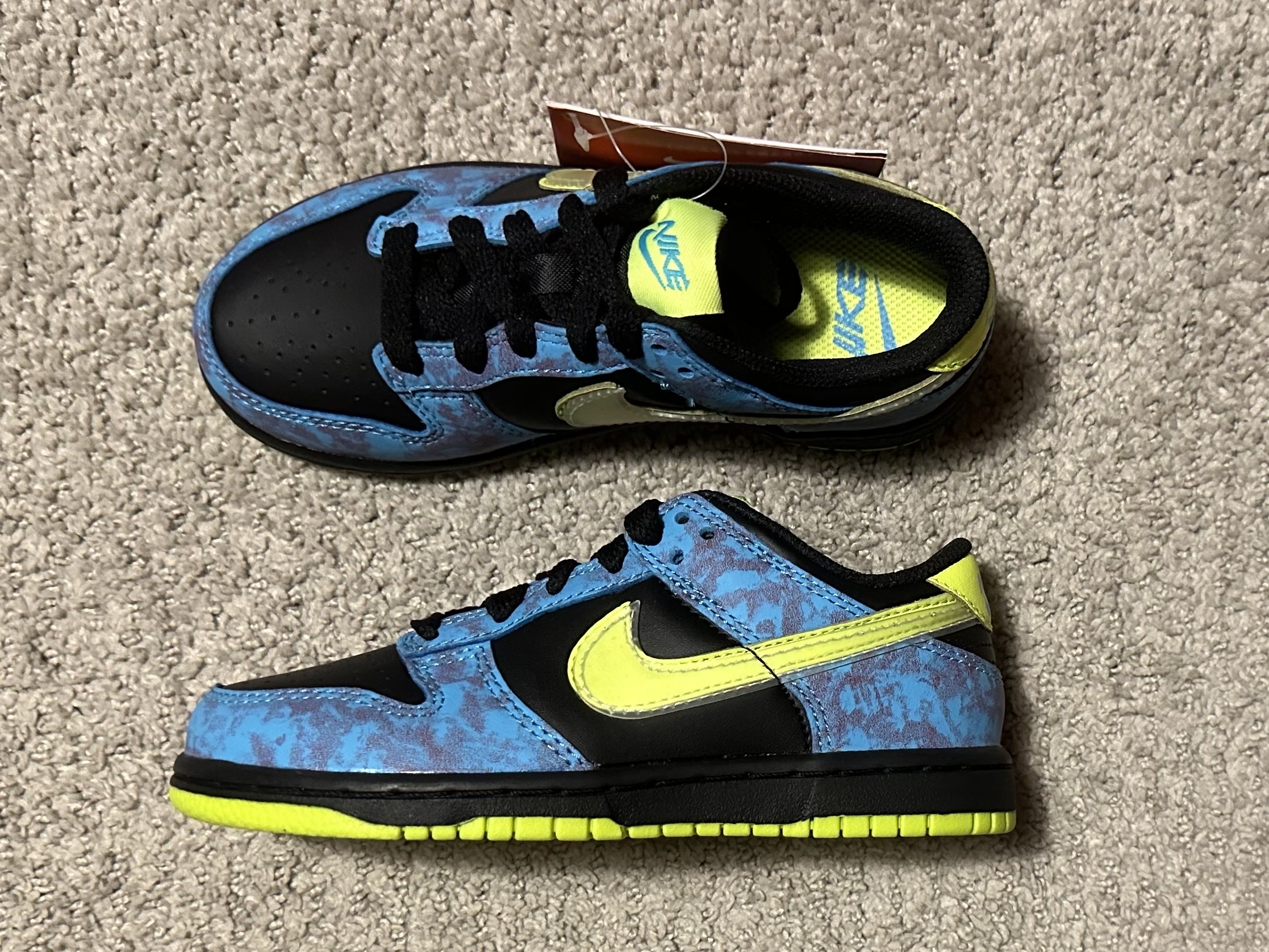 (PS) Nike Dunk Low Volt and Black 착용 스타일 - 3