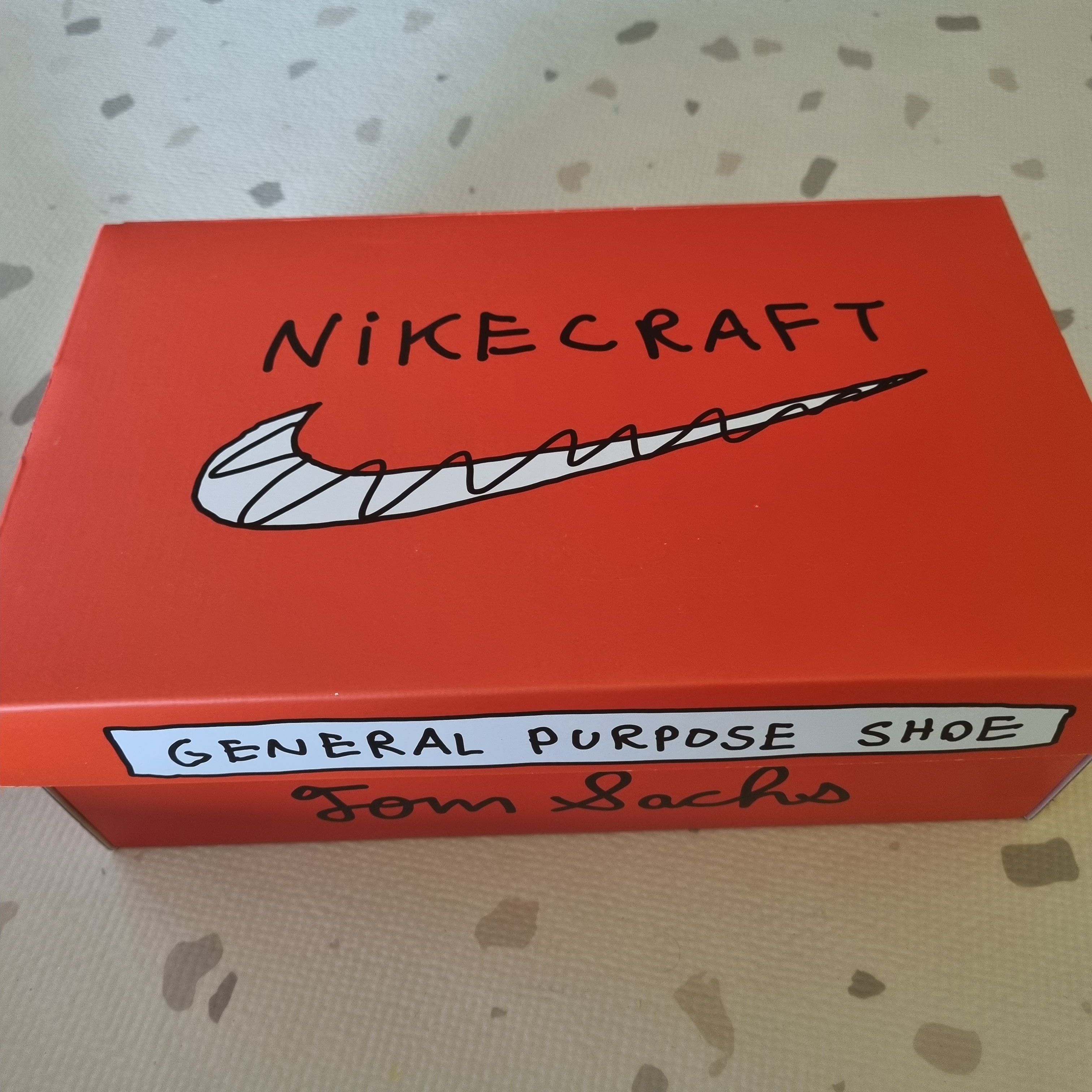 Nike x Tom Sachs General Purpose Shoe Brown 착용 스타일 - 1
