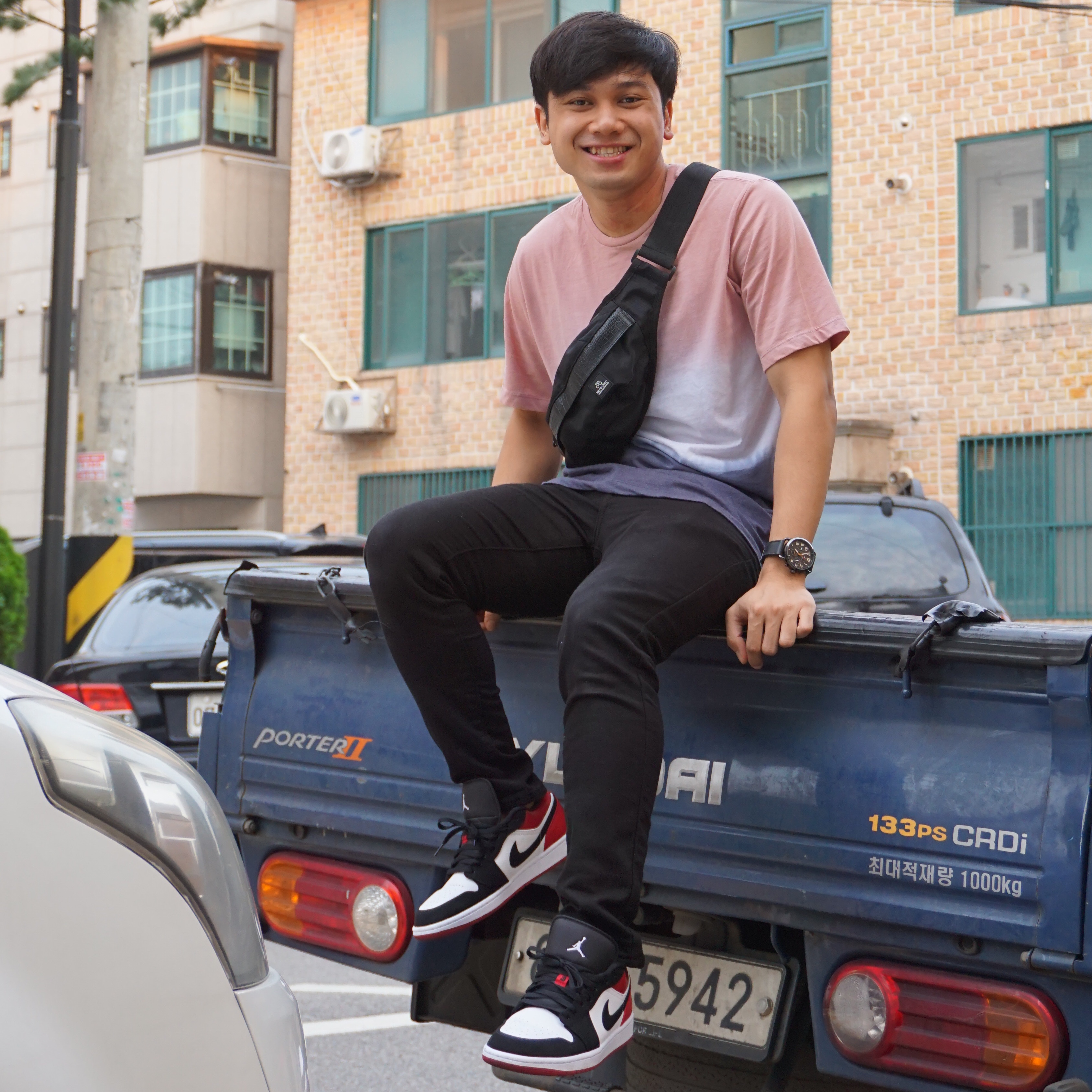 Jordan 1 Low Black Toe 착용 스타일