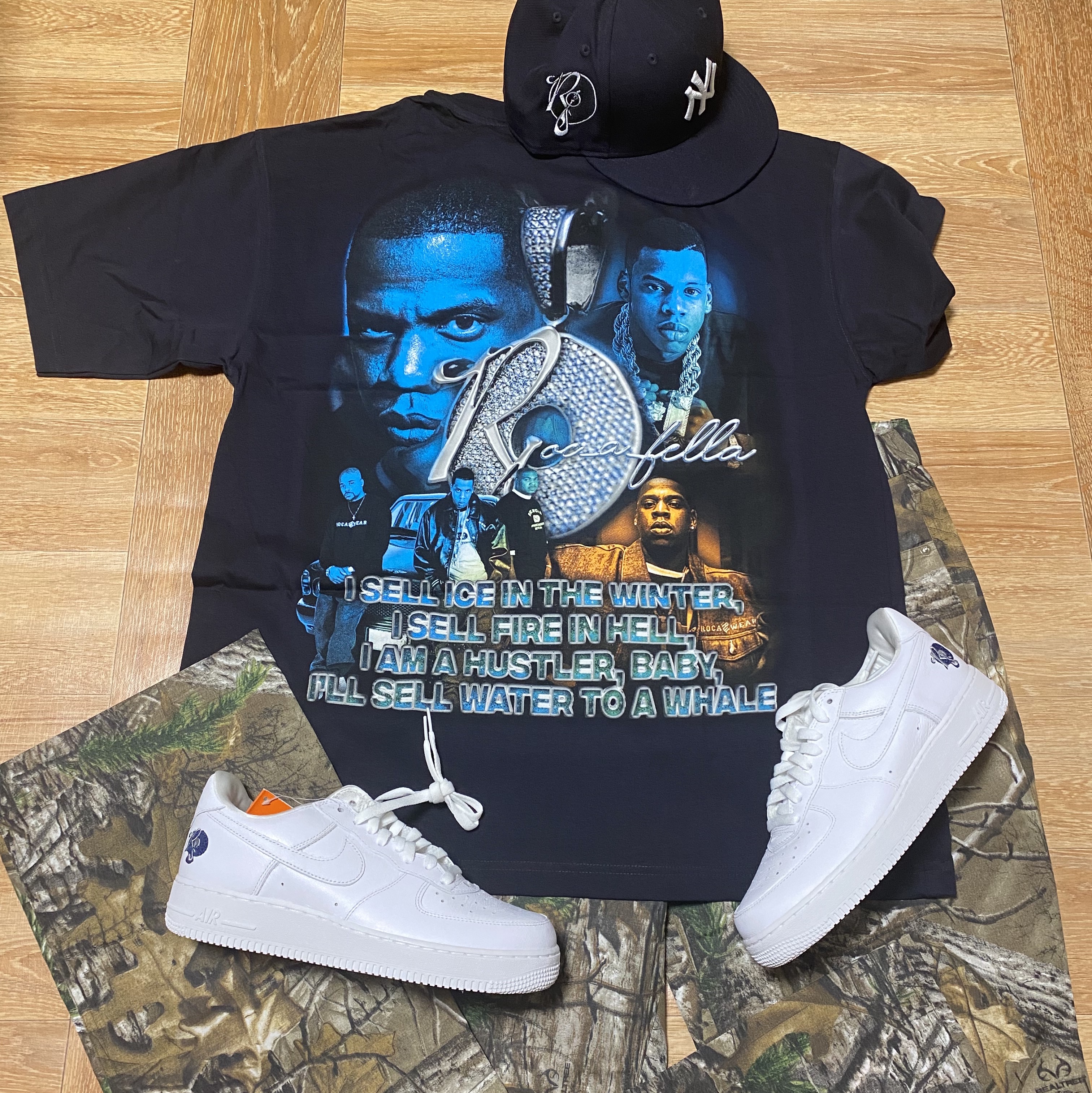 Nike Air Force 1 Low Roc-A-Fella (AF100) 착용 스타일 - 2