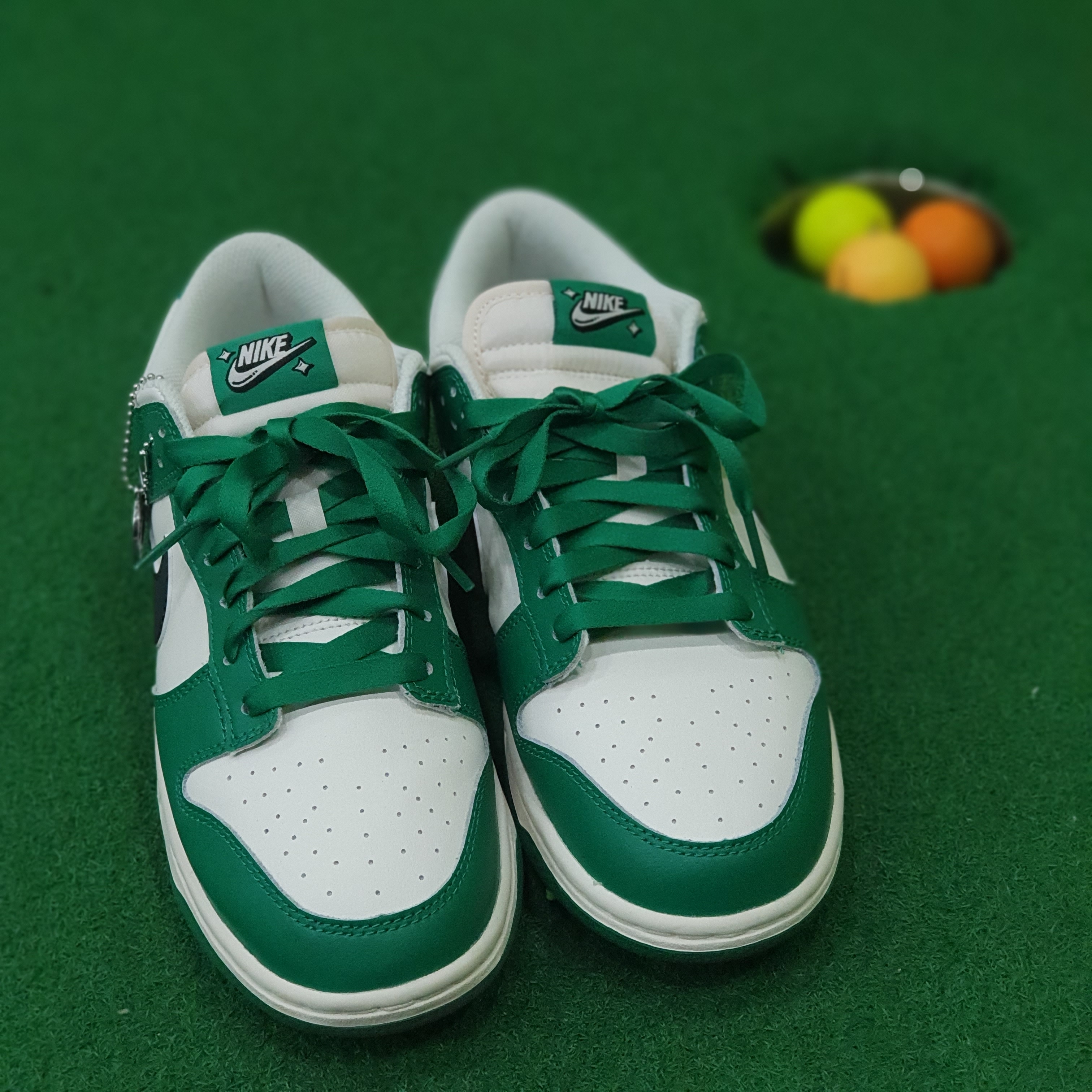 Nike Dunk Low Retro SE Jackpot Malachite 착용 스타일 - 3