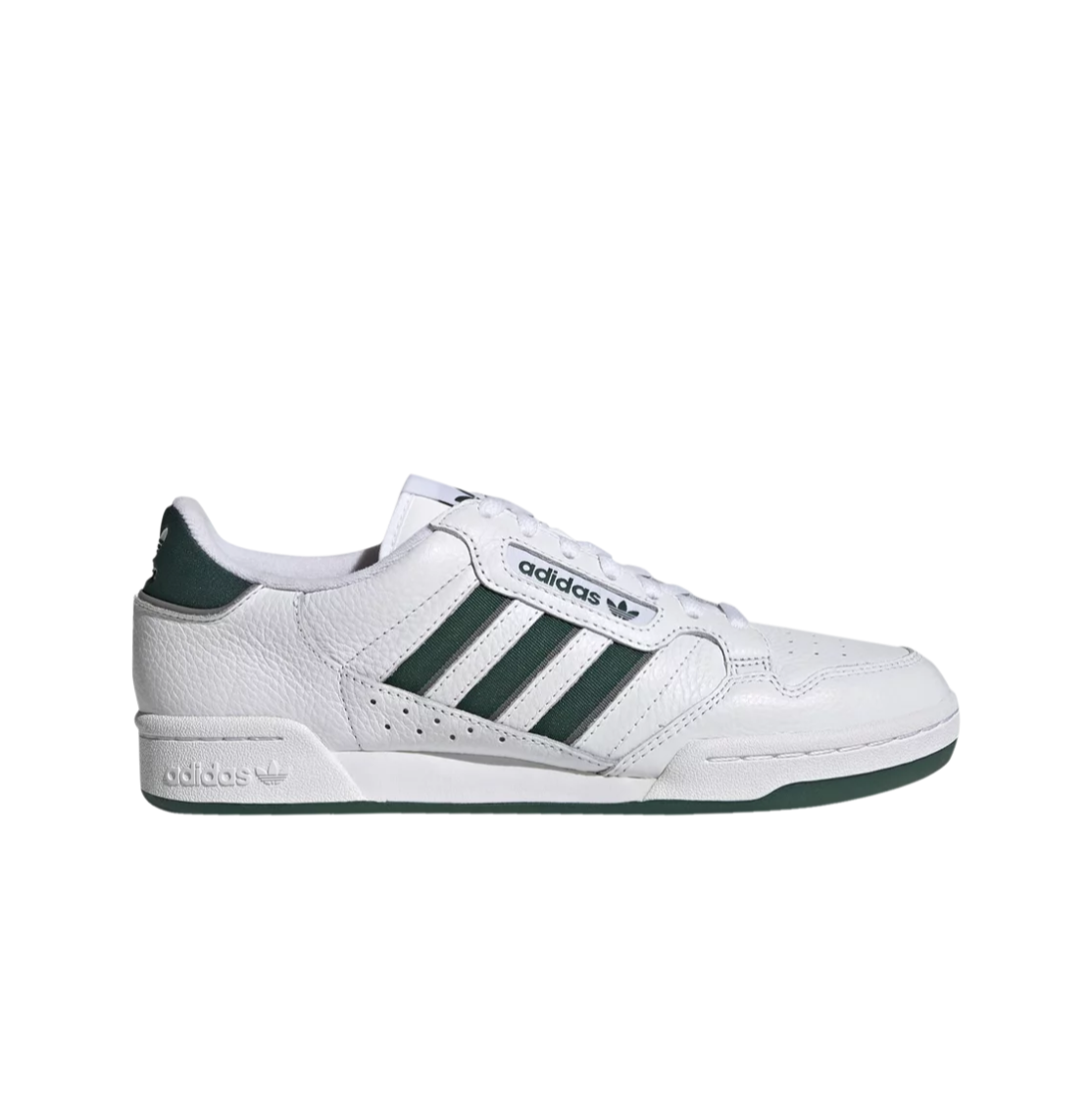 GZ6260 Adidas Continental 80 Stripes White Collegiate Green - 대표 이미지 #1