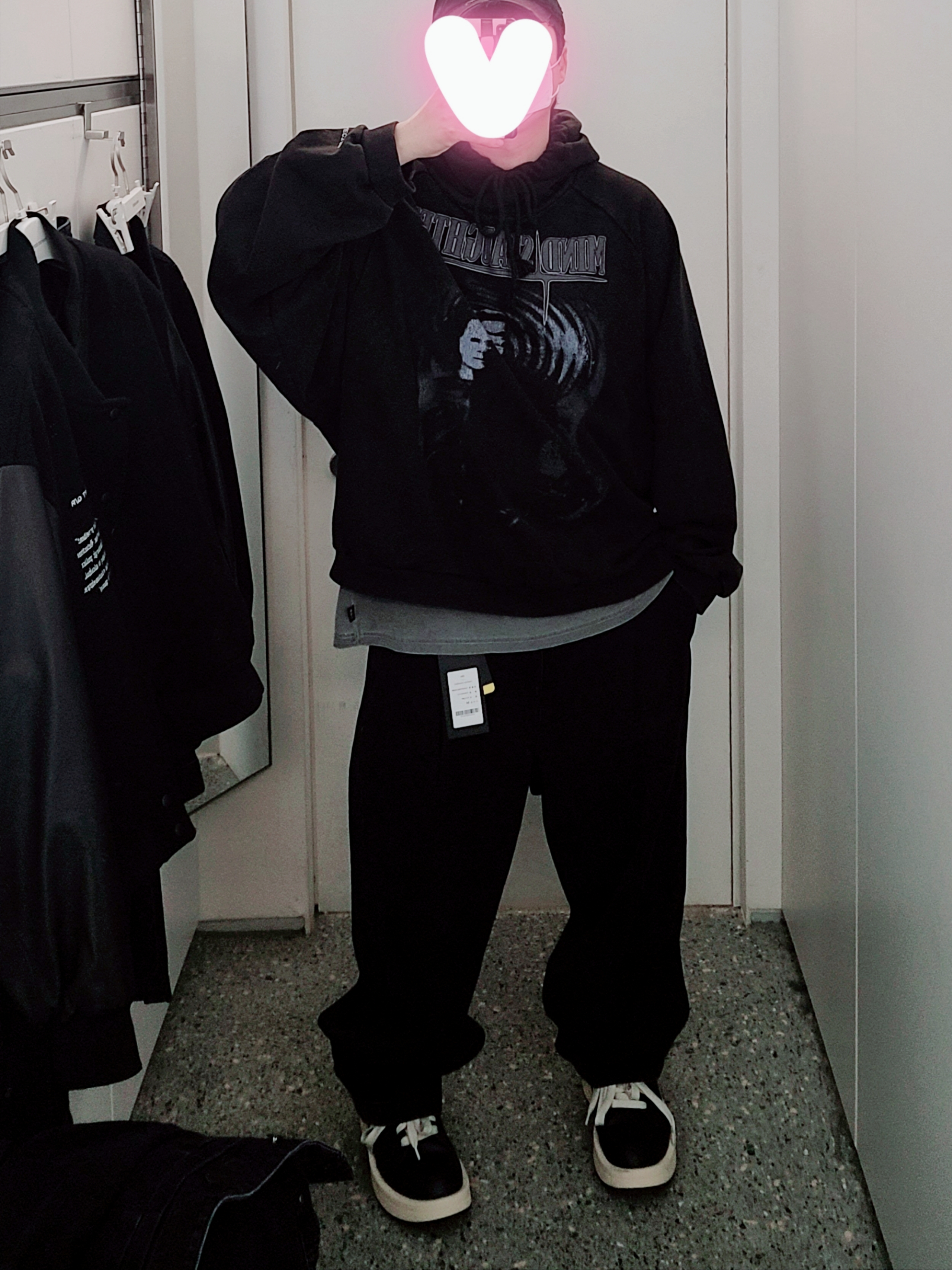 Converse x Drkshdw Turbowpn Black Cream 착용 스타일 - 2