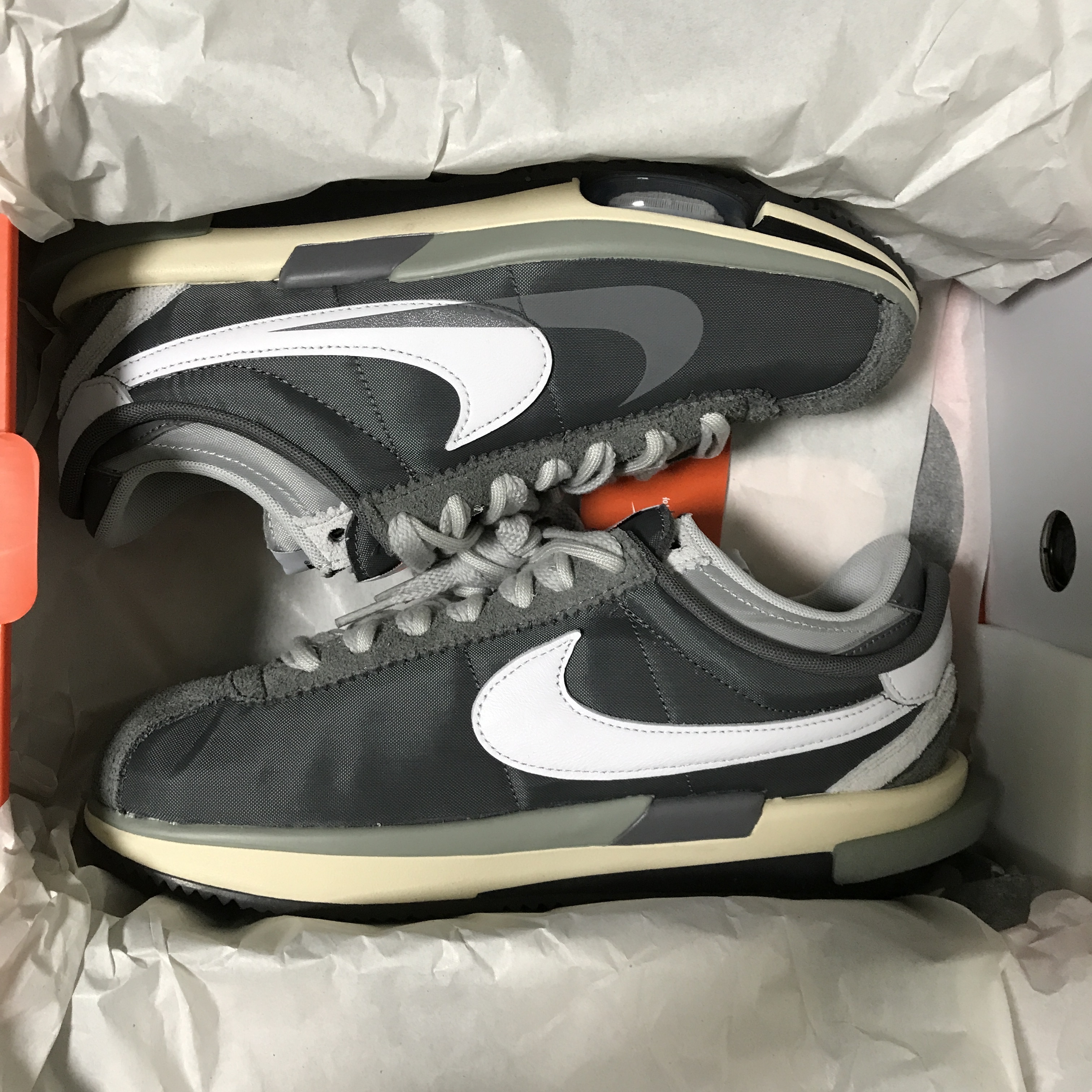 Nike x Sacai Zoom Cortez SP Iron Grey 착용 스타일