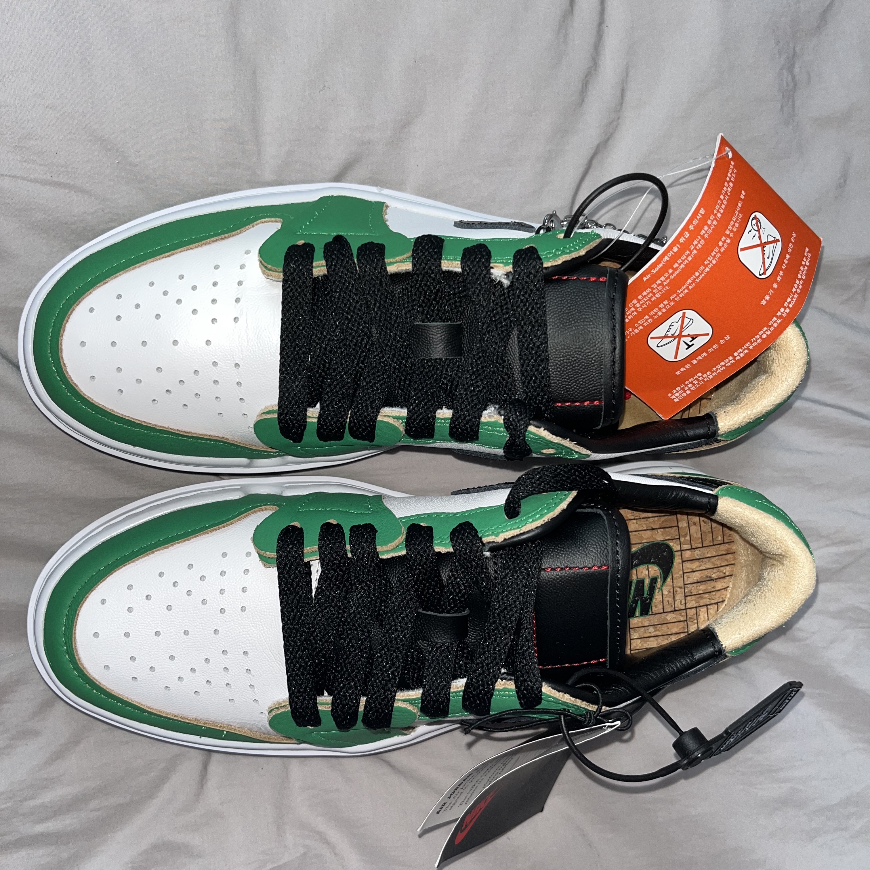 (W) Jordan 1 Elevate Low SE Lucky Green 착용 스타일 - 2