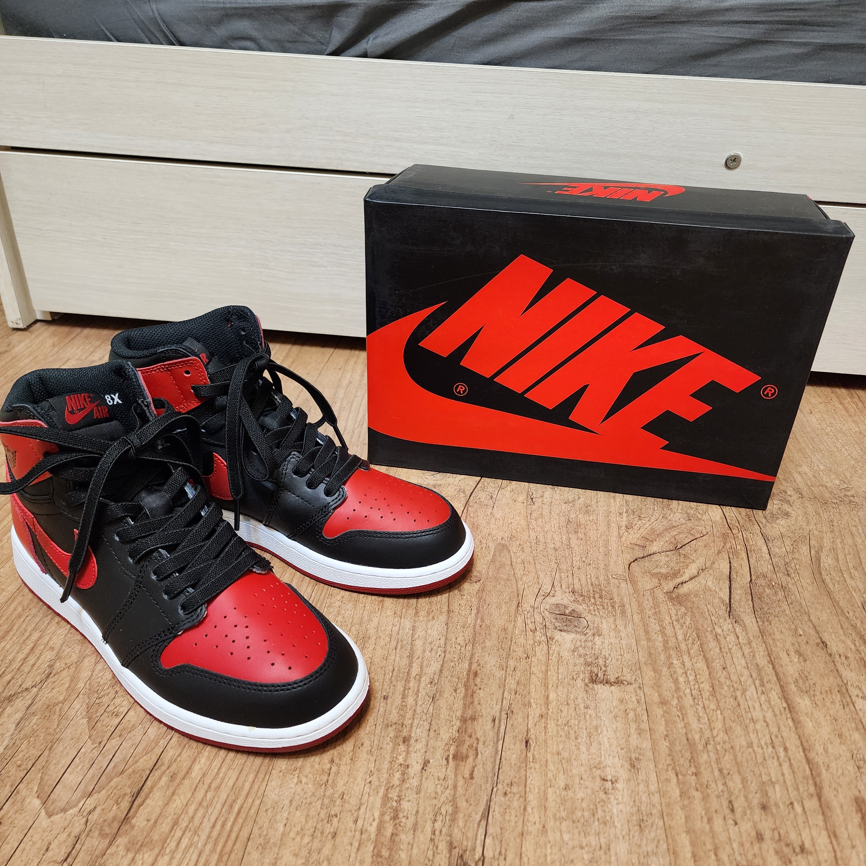 (GS) Jordan 1 Retro High OG Bred Banned 2016 착용 스타일