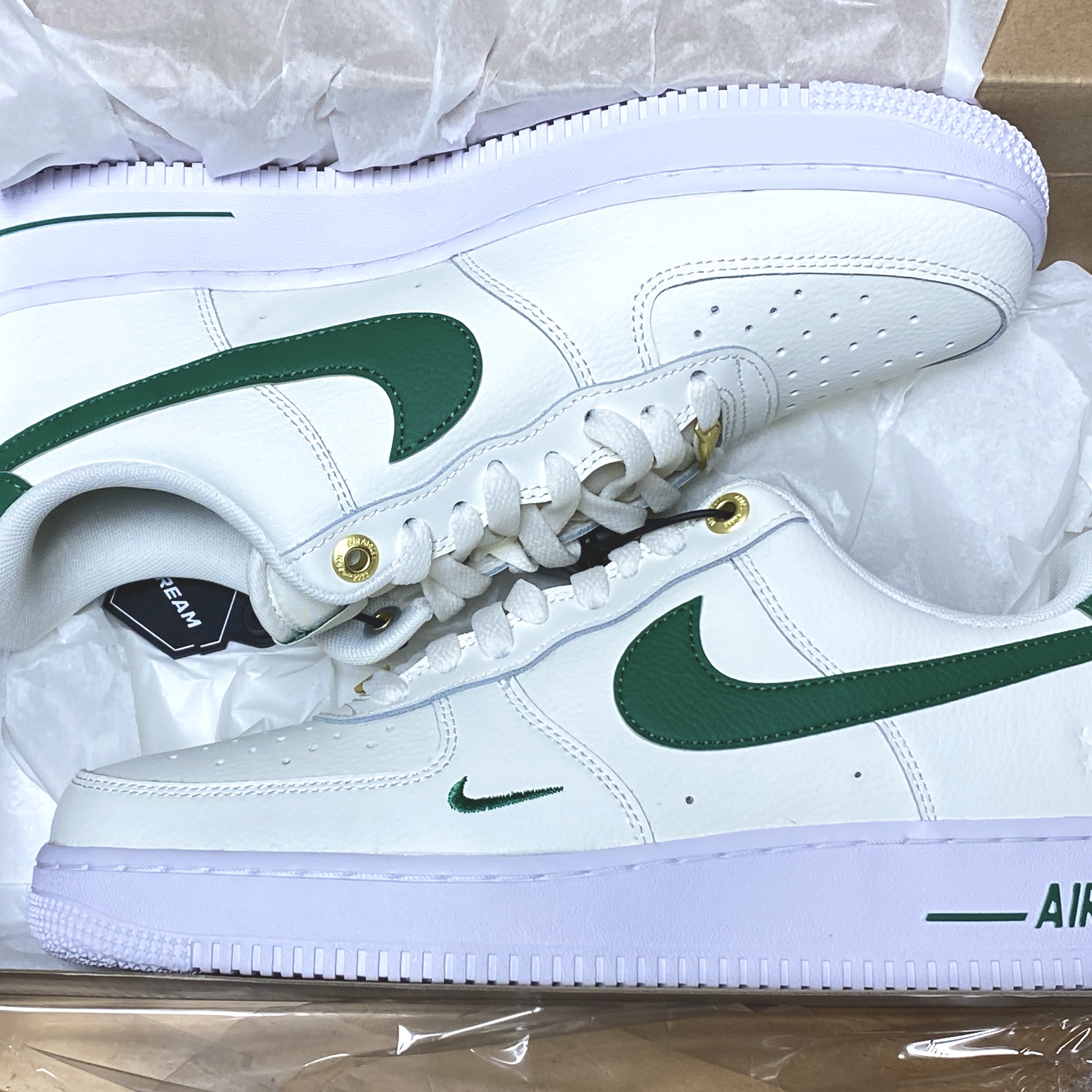 Nike Air Force 1 '07 LV8 40th Anniversary Join Forces Sail Malachite 착용 스타일