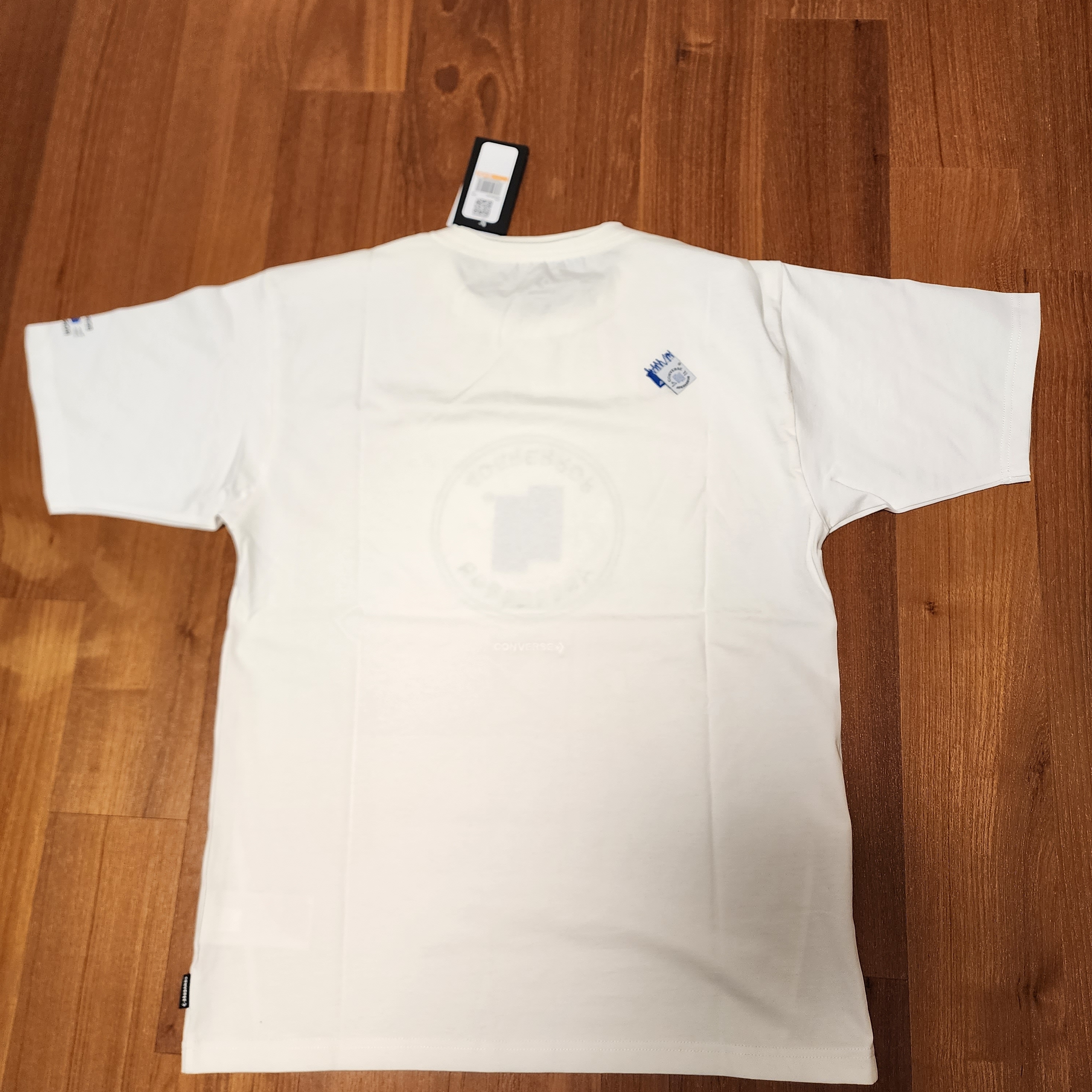 Converse x Ader Error Shapes T-Shirt Cloud Dancer 착용 스타일 - 2
