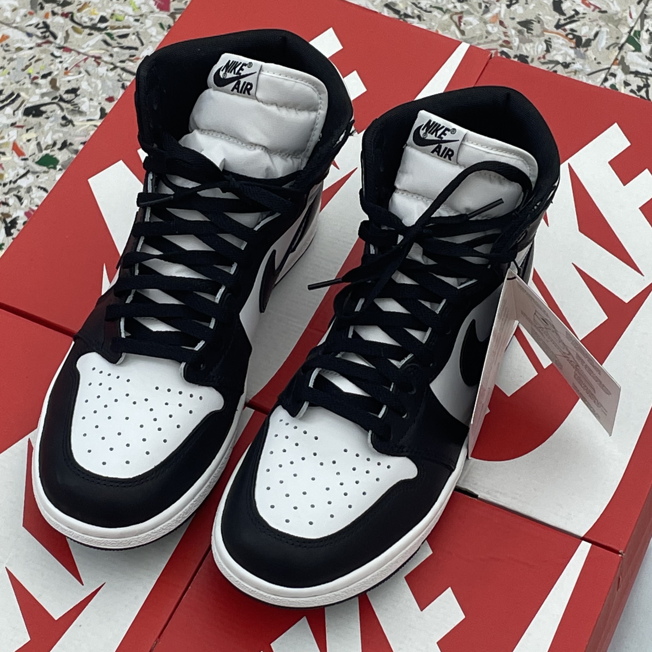 Jordan 1 High 85 Black White 착용 스타일