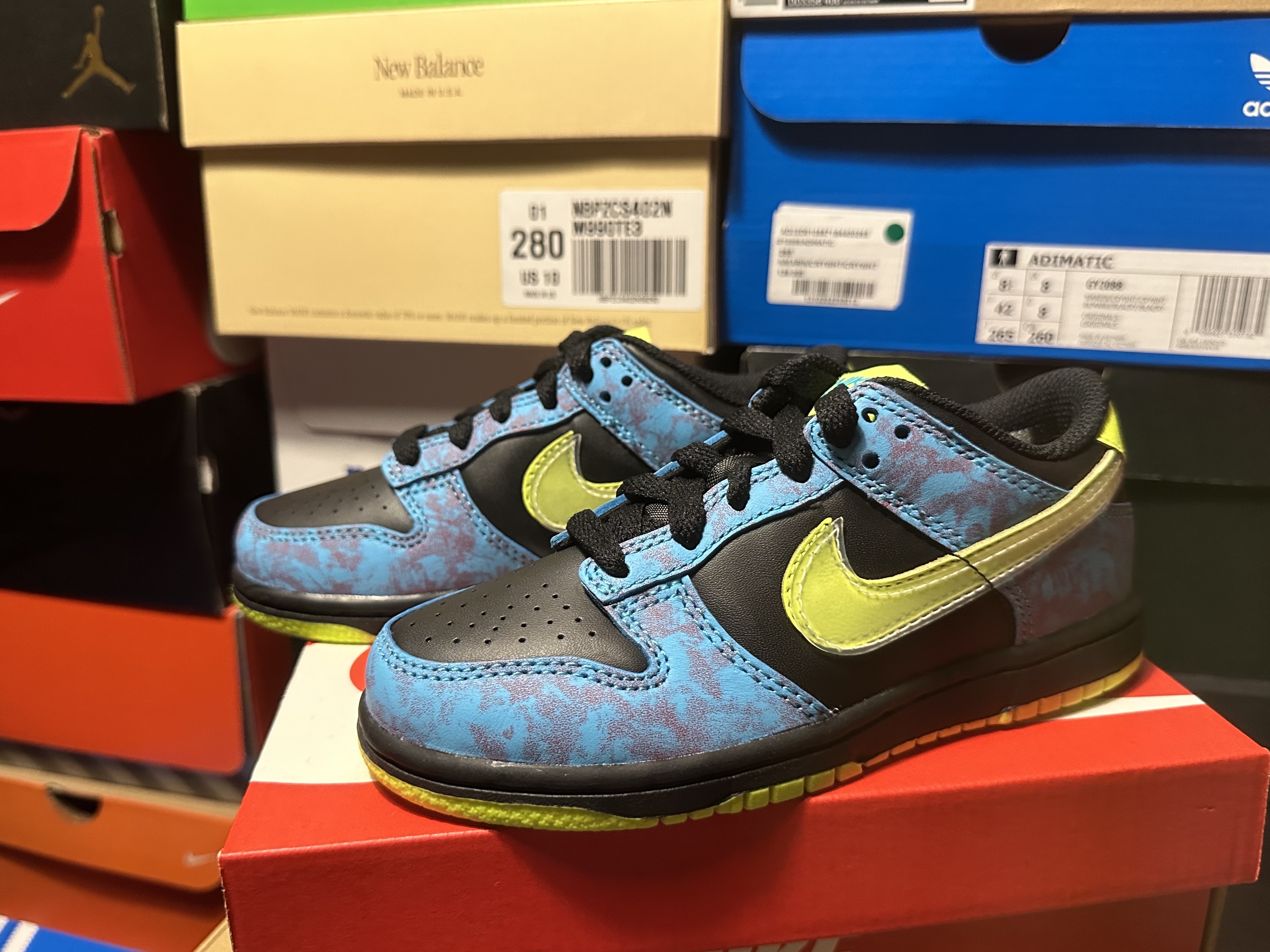 (PS) Nike Dunk Low Volt and Black 착용 스타일 - 5