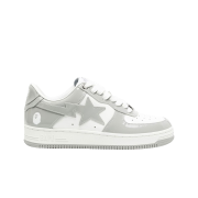 BAPE Bape Sta Low #4 Patent Leather White Grey