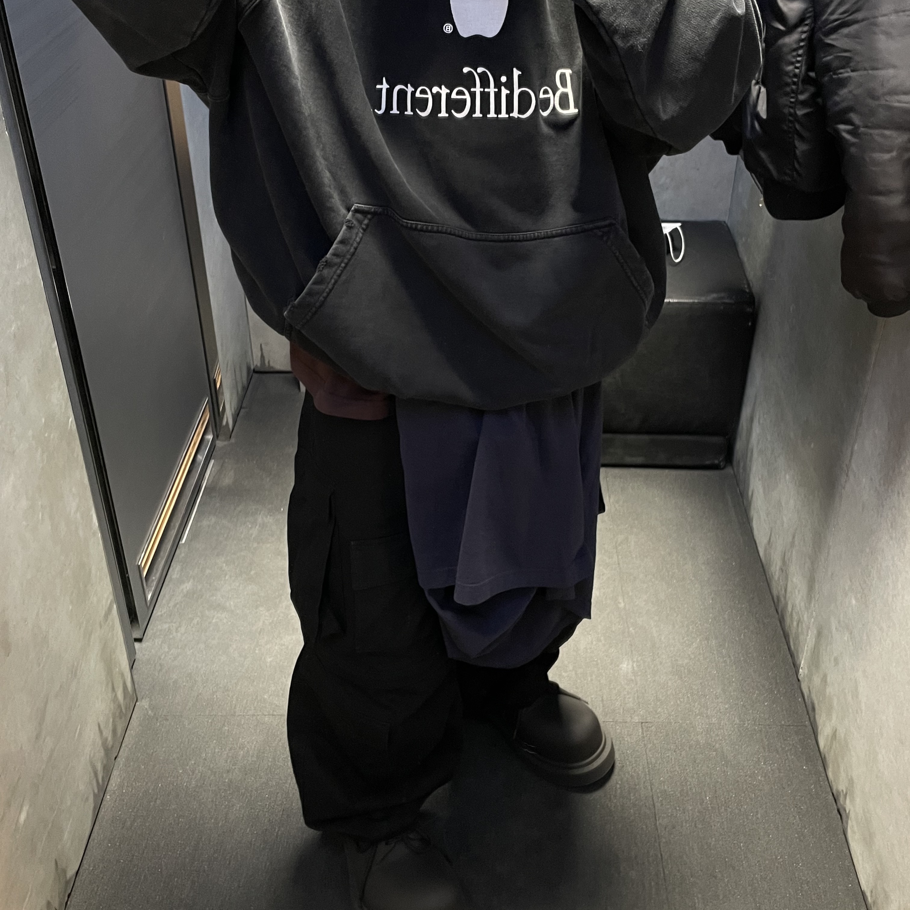 Balenciaga Steroid Derby Black 착용 스타일