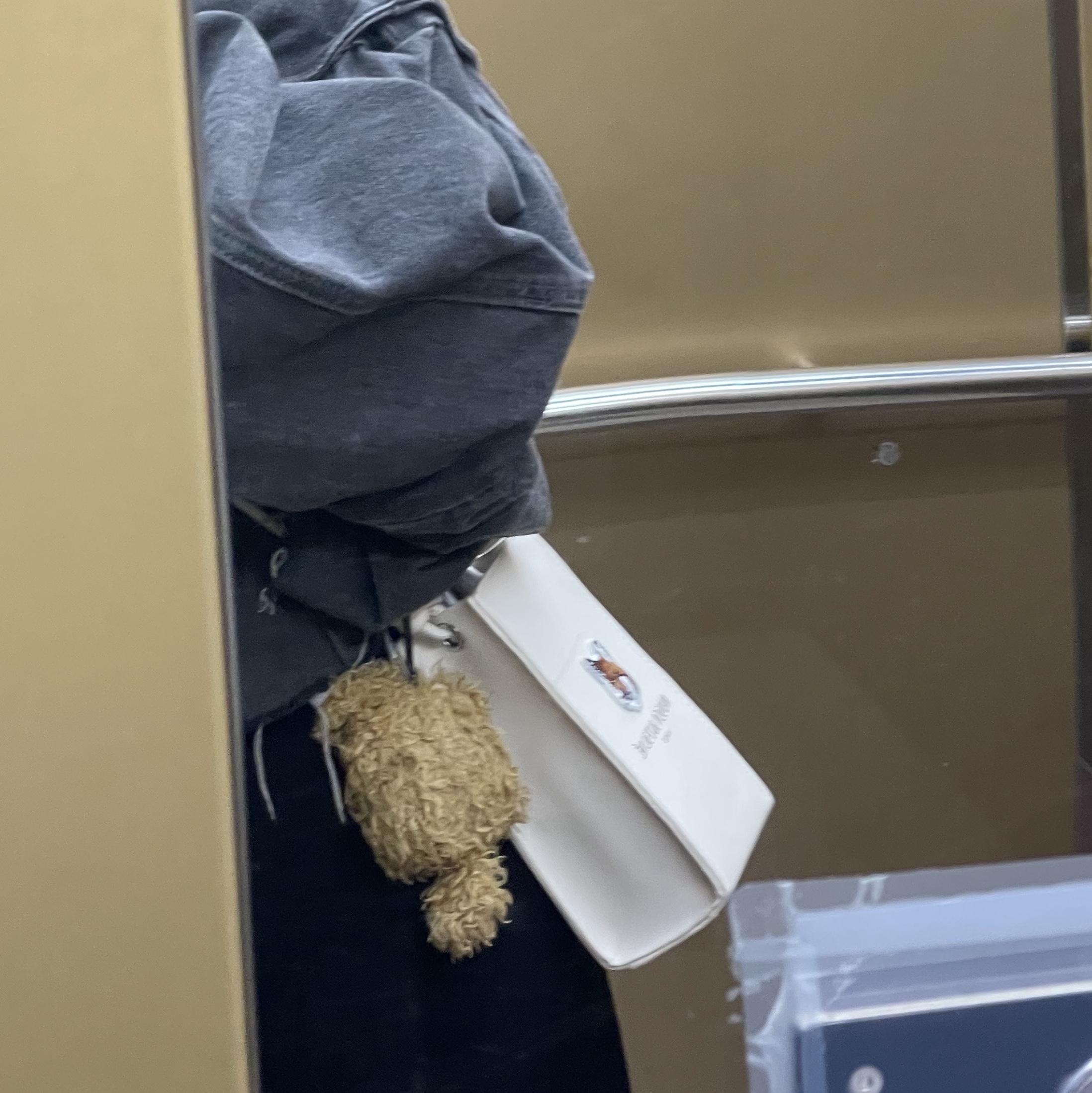 Maison Kitsune x Laneige Crossbody Bag 착용 스타일 - 2