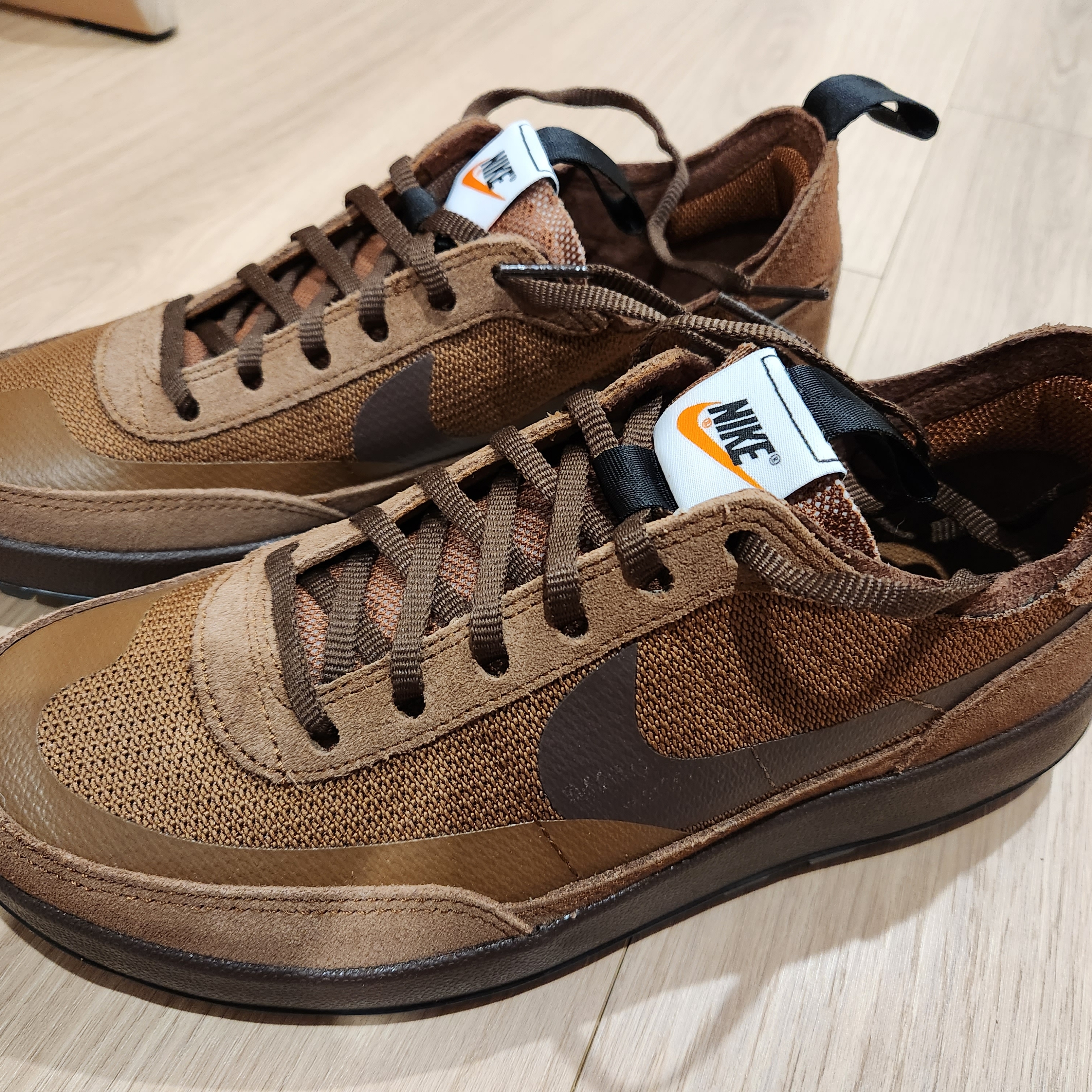 Nike x Tom Sachs General Purpose Shoe Brown 착용 스타일 - 1