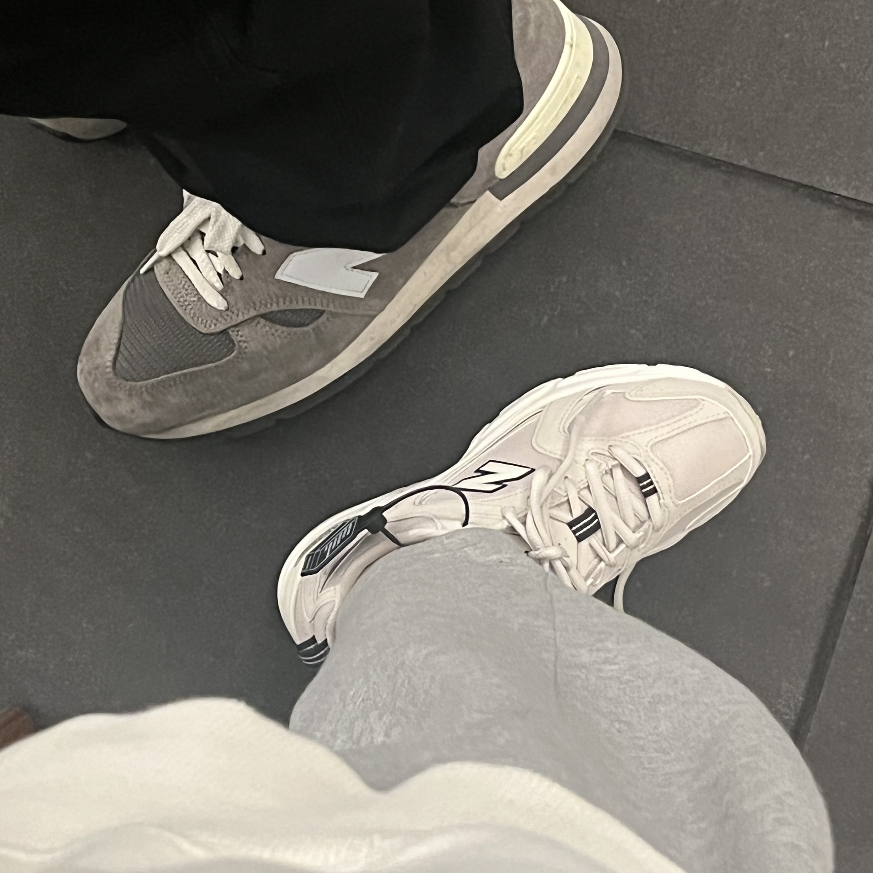 New Balance 530 Ivory 착용 스타일
