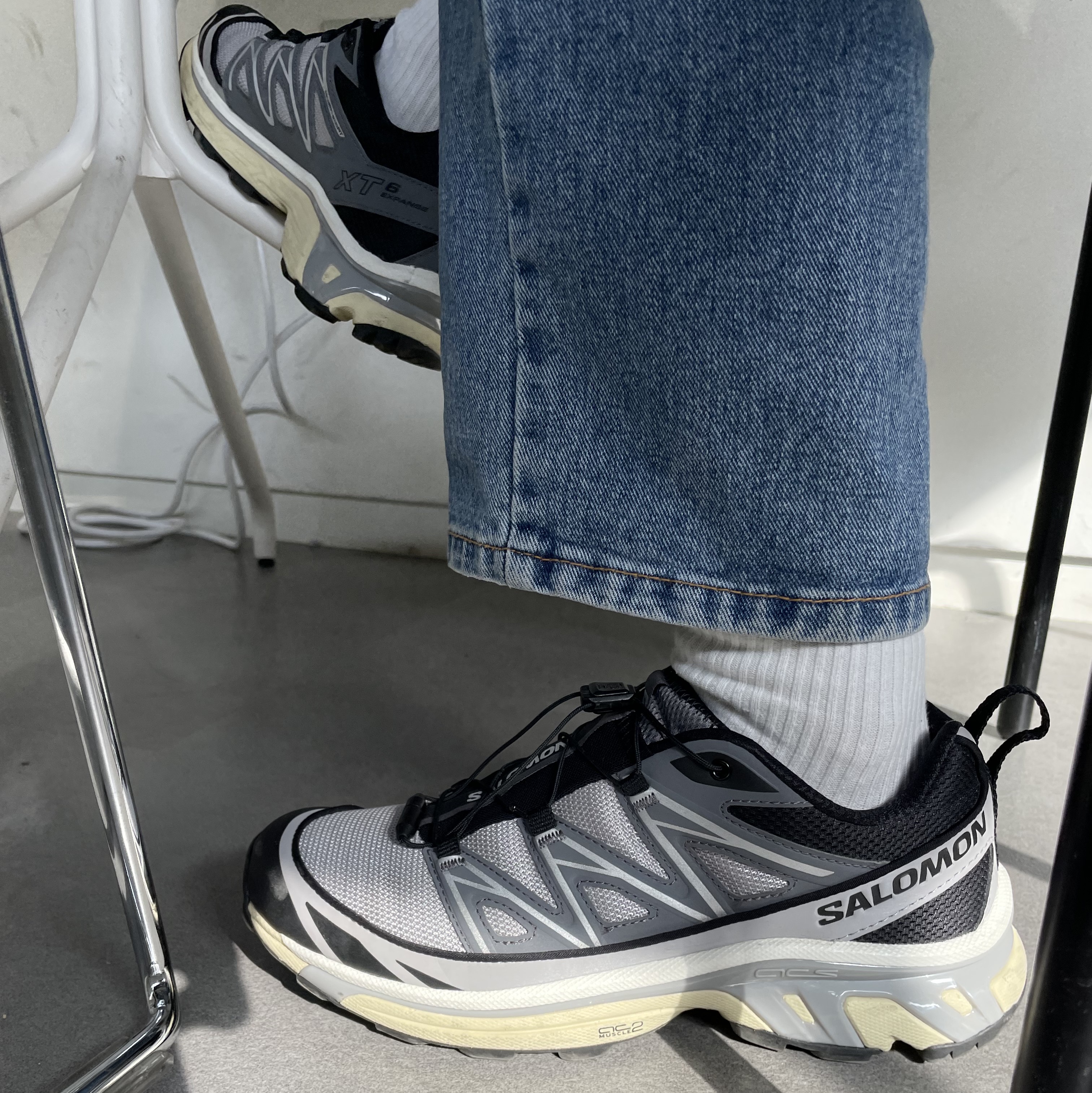 Salomon XT-6 Expanse Alloy Quiet Shade 착용 스타일