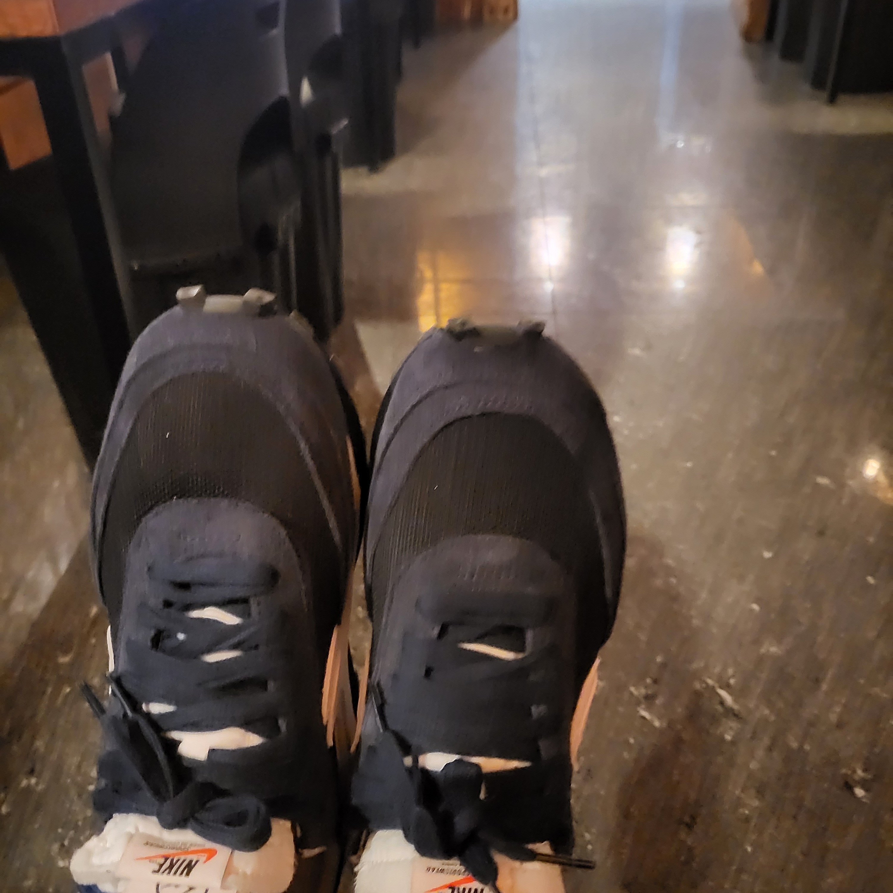 Nike x Sacai x Fragment LDWaffle Blackened Blue 착용 스타일