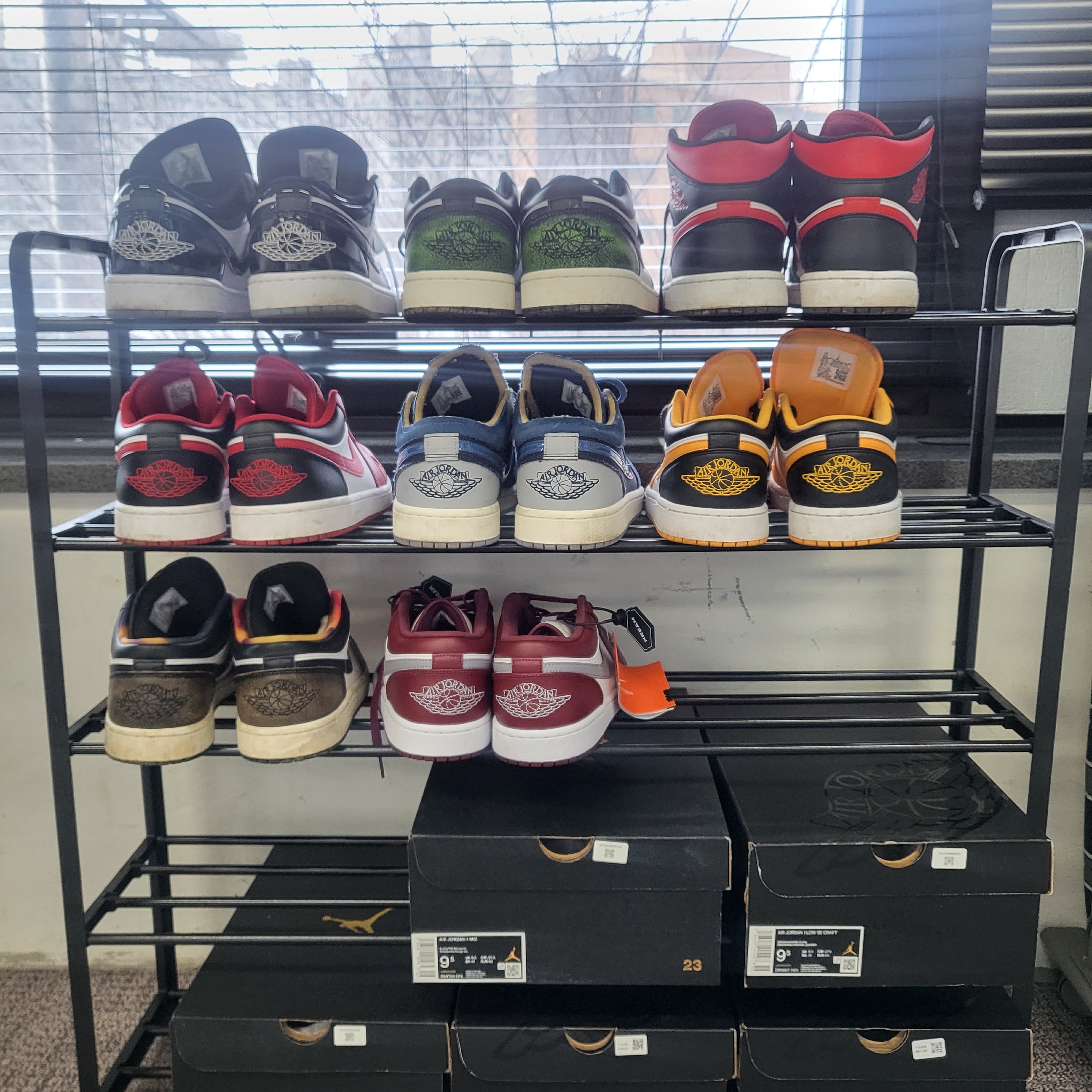 Jordan 1 Low SE Black Electric Green, Jordan 1 Low SE Concord 착용 스타일 - 2