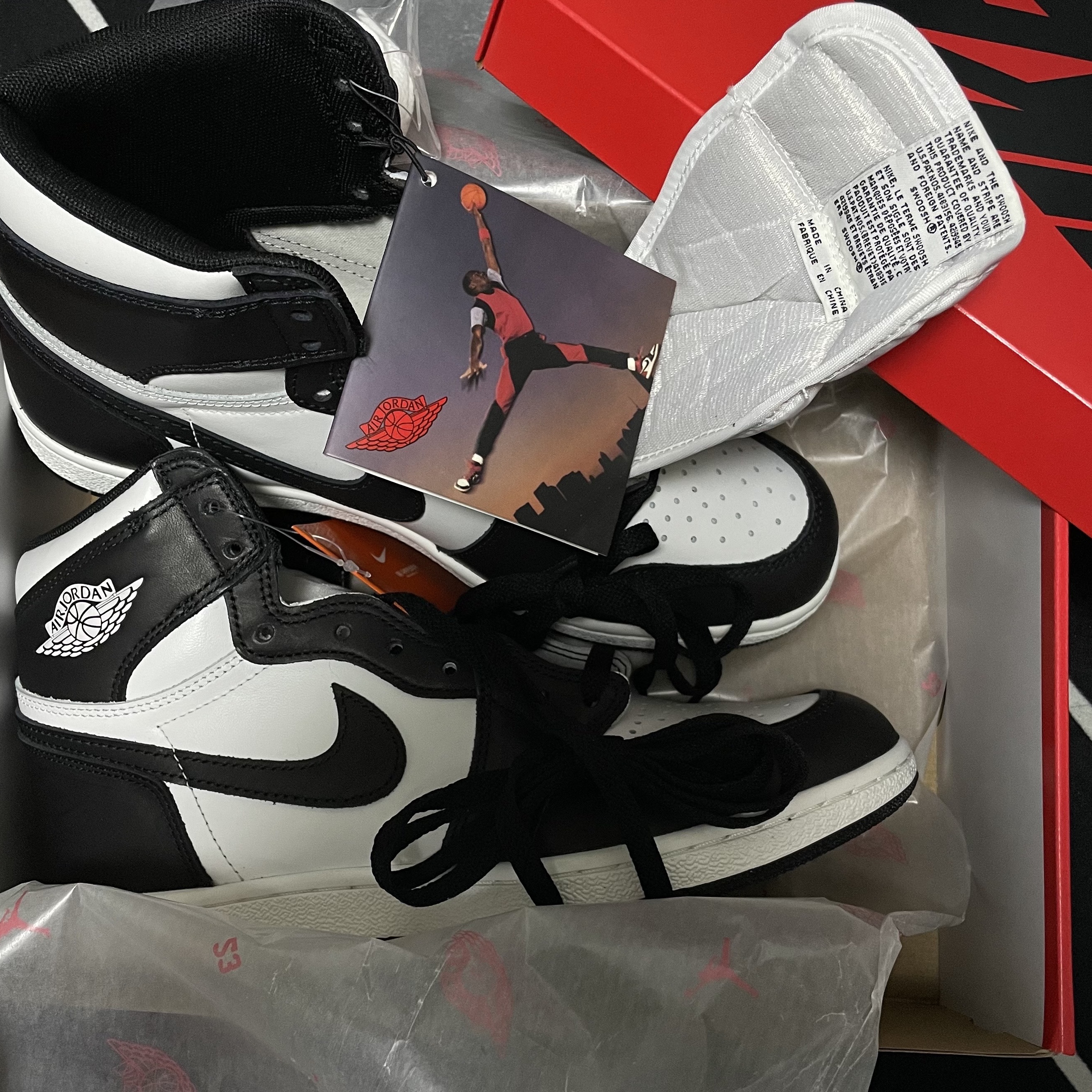 Jordan 1 High 85 Black White 착용 스타일