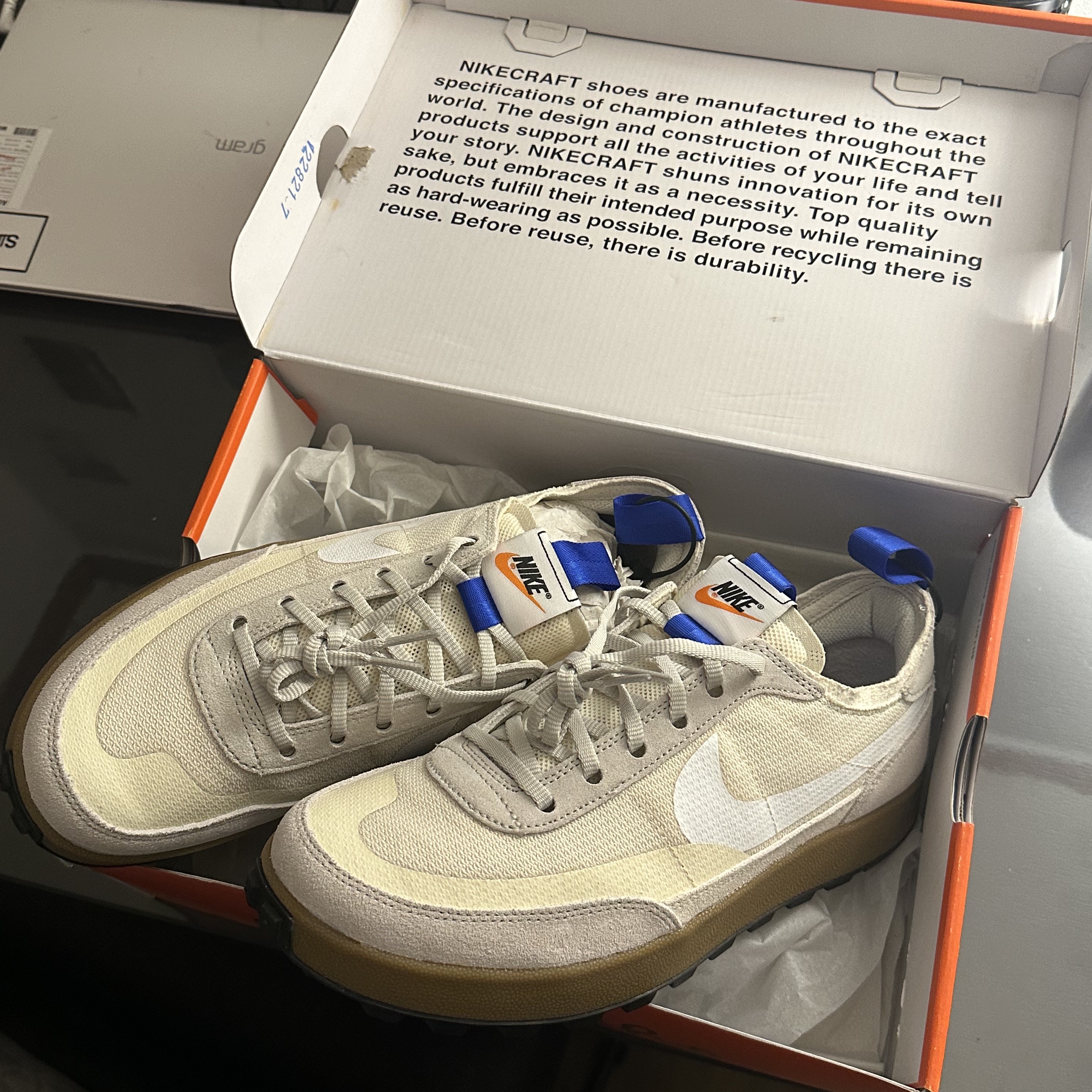 Nike x Tom Sachs General Purpose Shoe Light Cream 착용 스타일 - 1