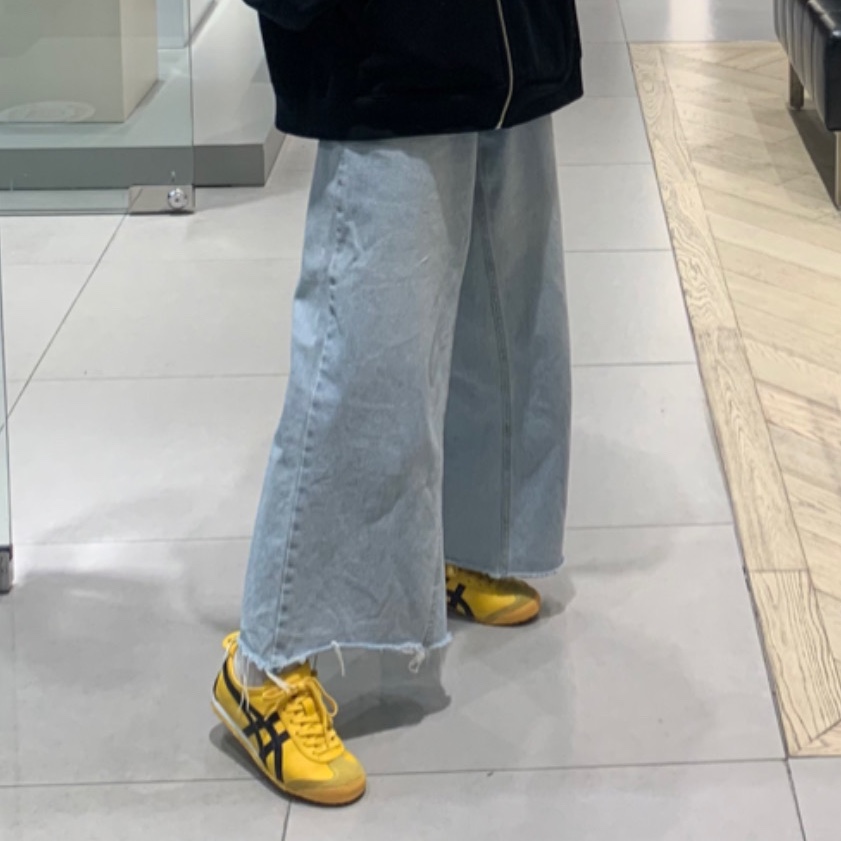 Onitsuka Tiger Mexico 66 Yellow Black 착용 스타일