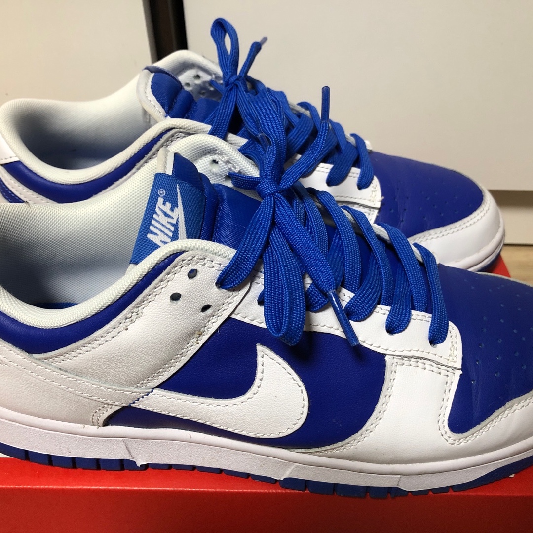 Nike Dunk Low Retro Racer Blue and White 착용 스타일
