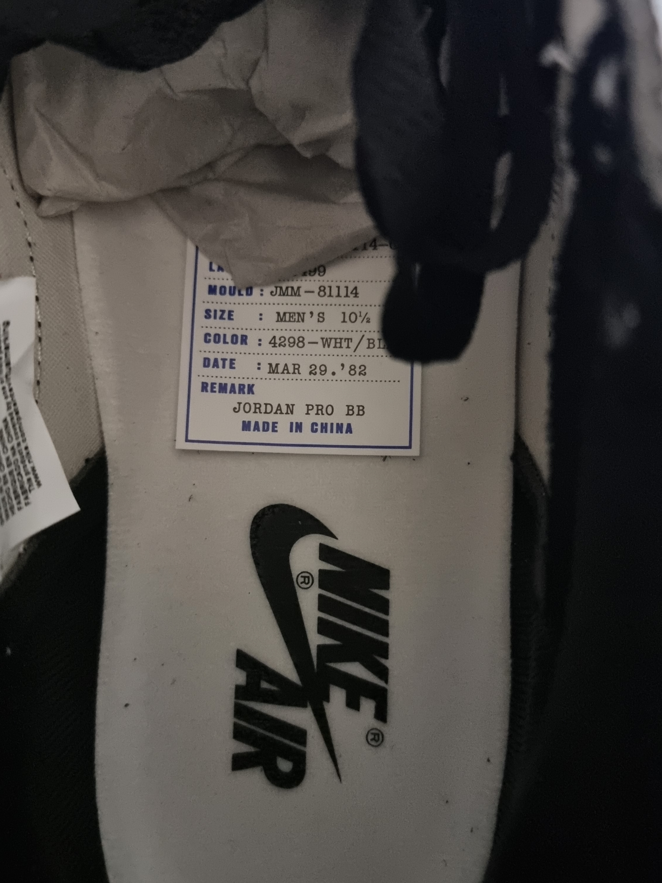 Jordan 1 High 85 Black White 착용 스타일 - 5
