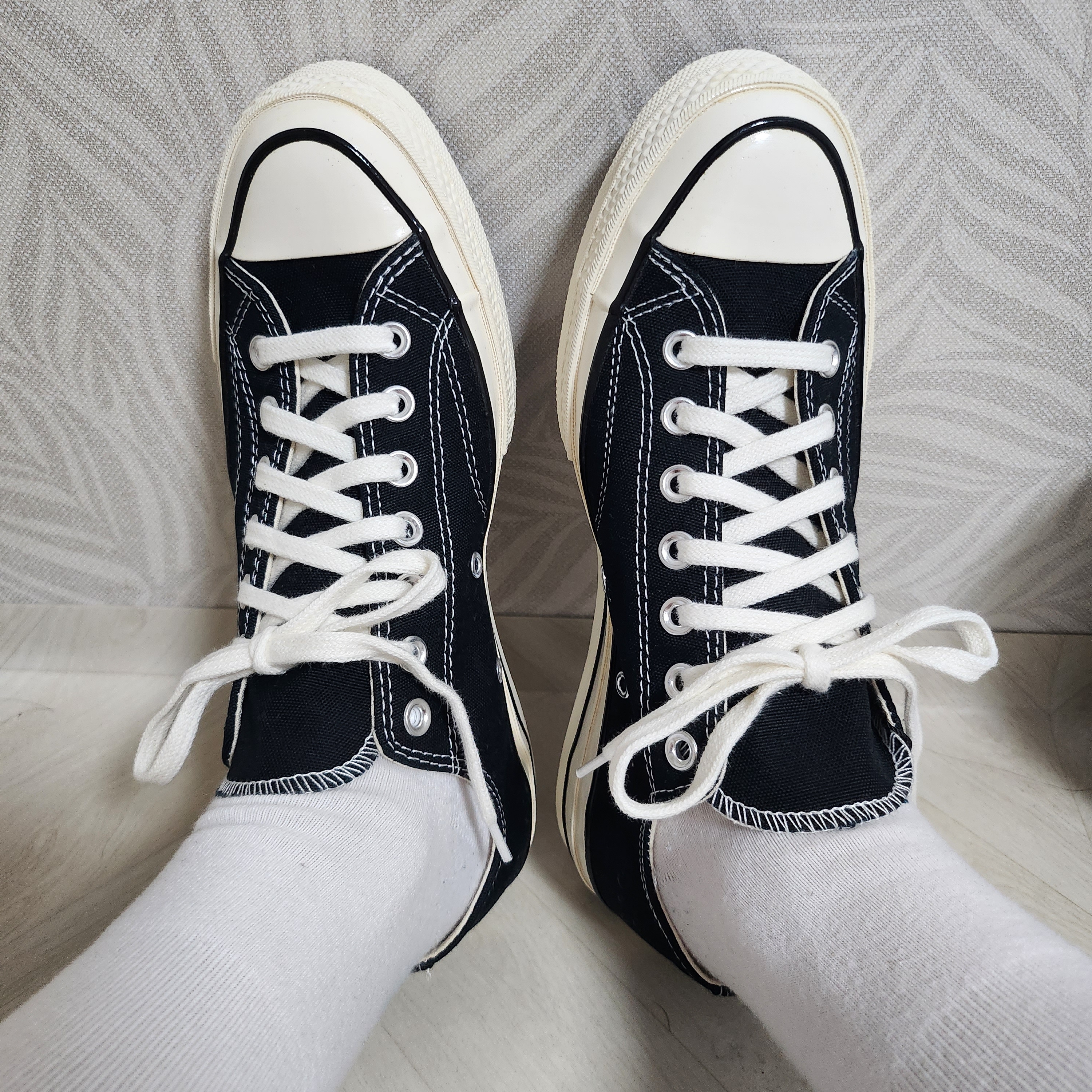 Converse Chuck 70 Ox Black - Standard 착용 스타일