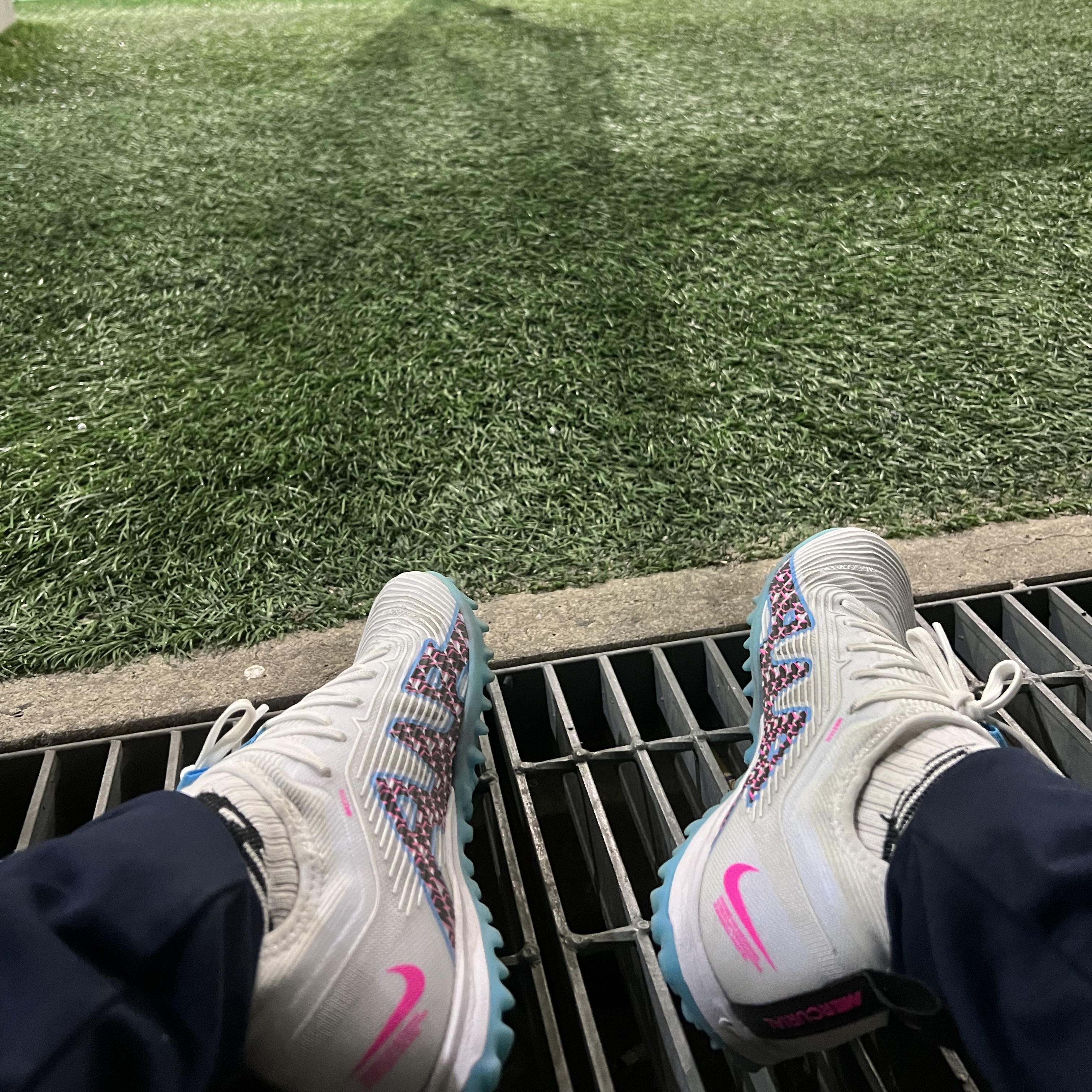 Nike Zoom Mercurial Vapor 15 Pro TF White Baltic Blue 착용 스타일
