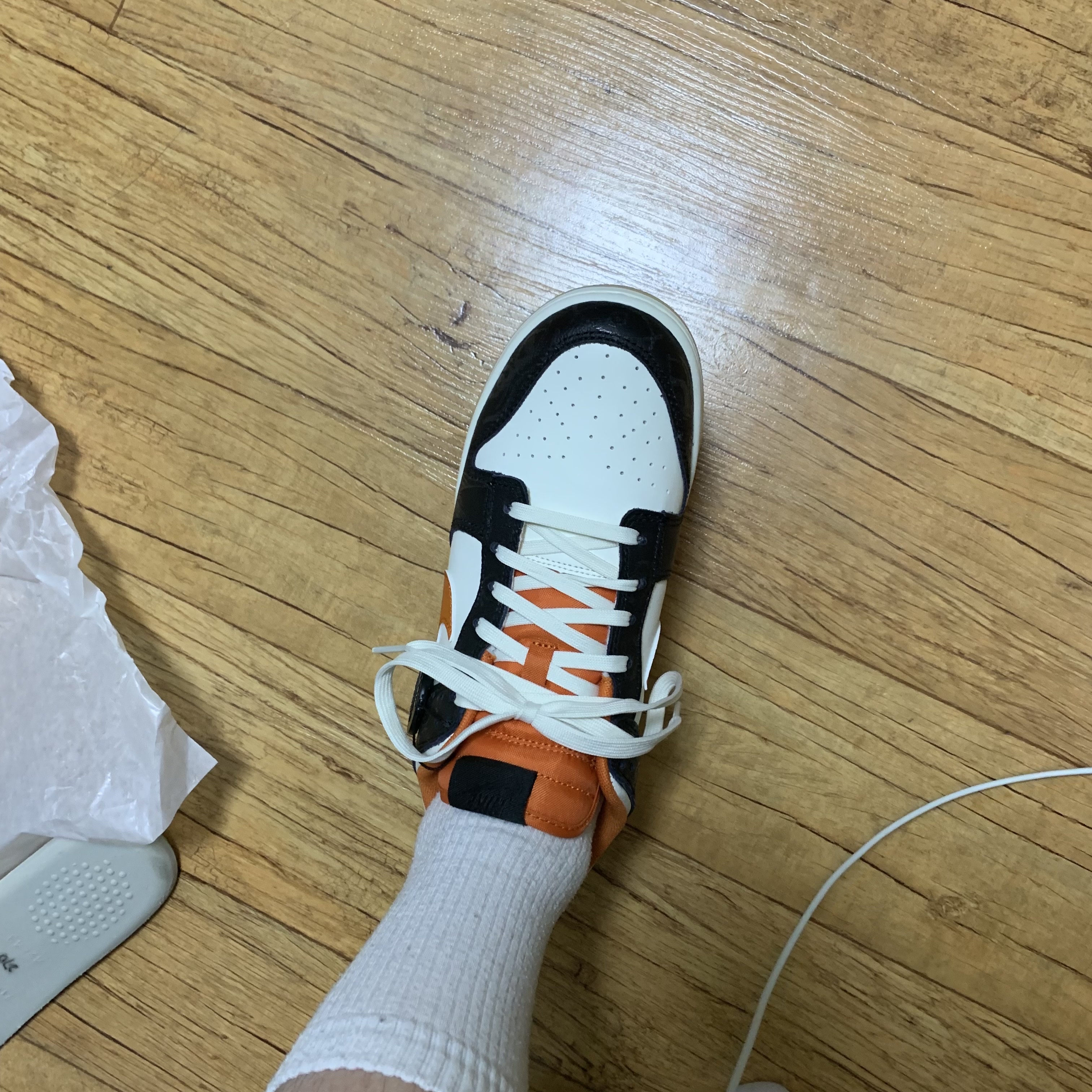 Nike Dunk Low Retro PRM Halloween 착용 스타일 - 1