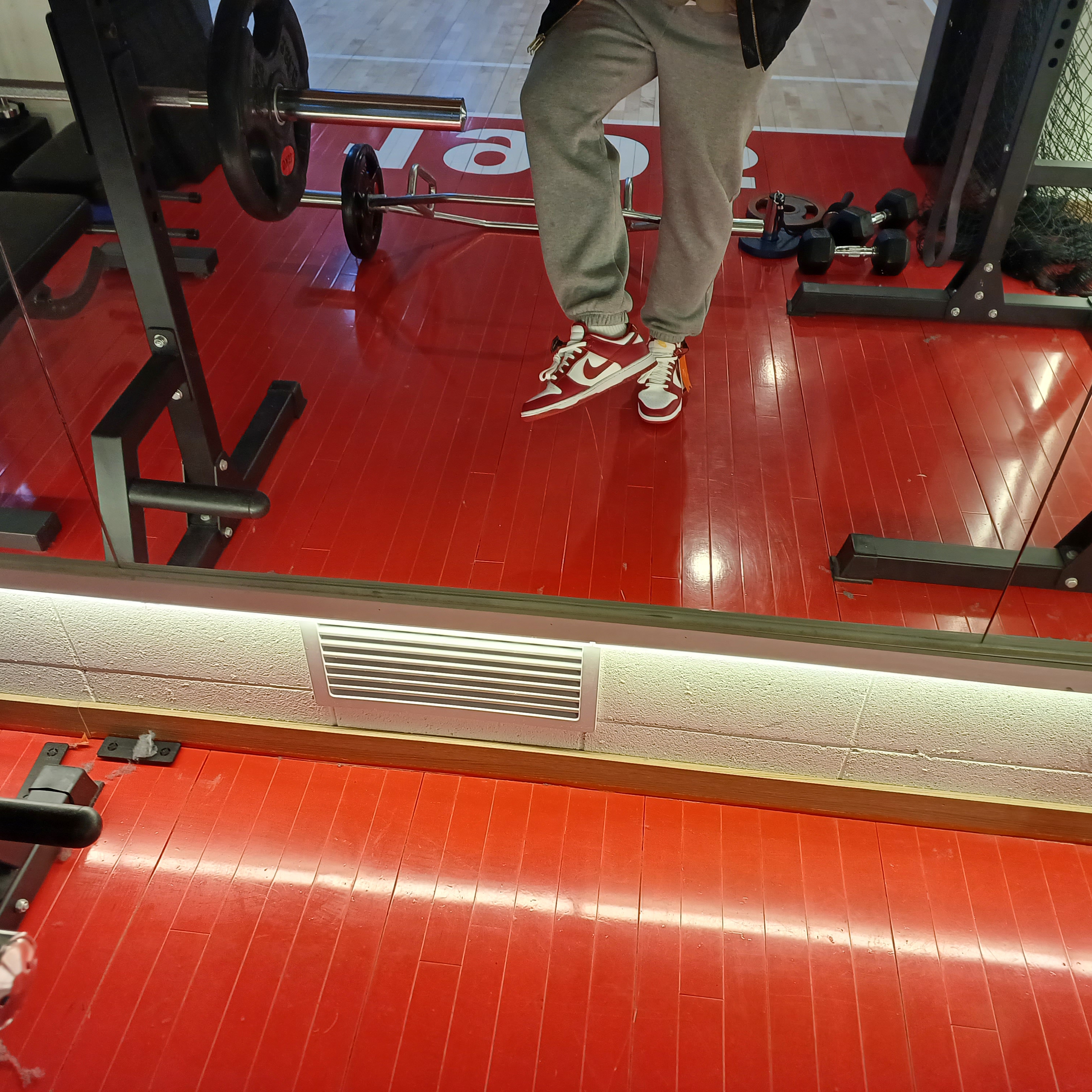 Nike Dunk Low Retro Gym Red 착용 스타일 - 5