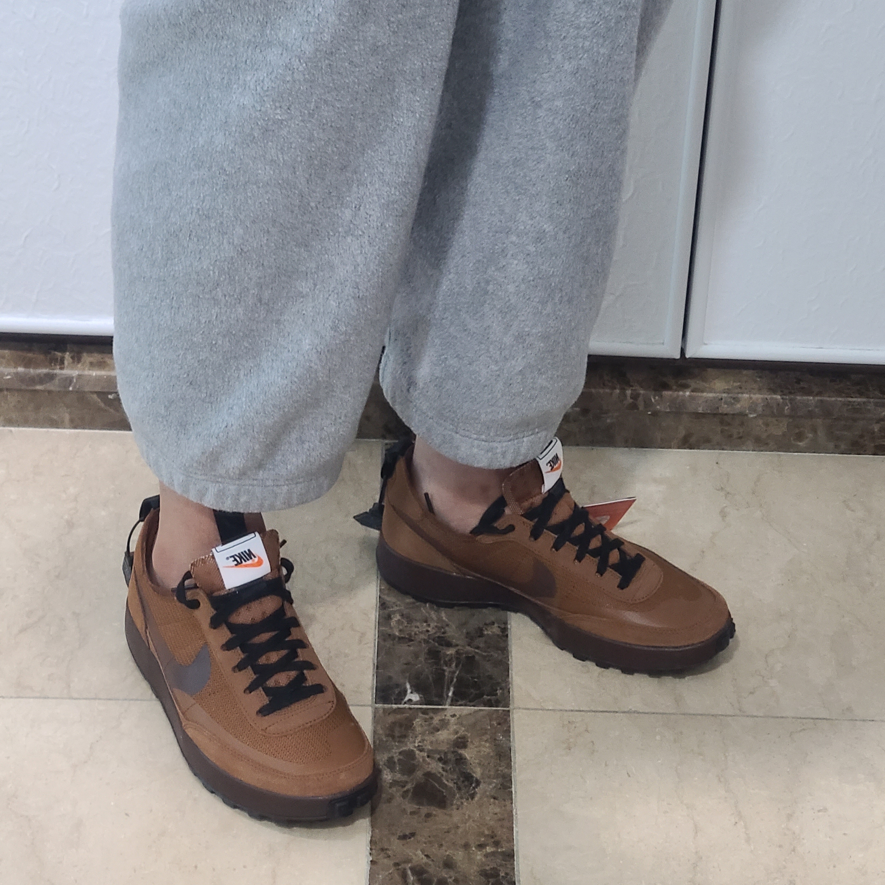 Nike x Tom Sachs General Purpose Shoe Brown 착용 스타일 - 2