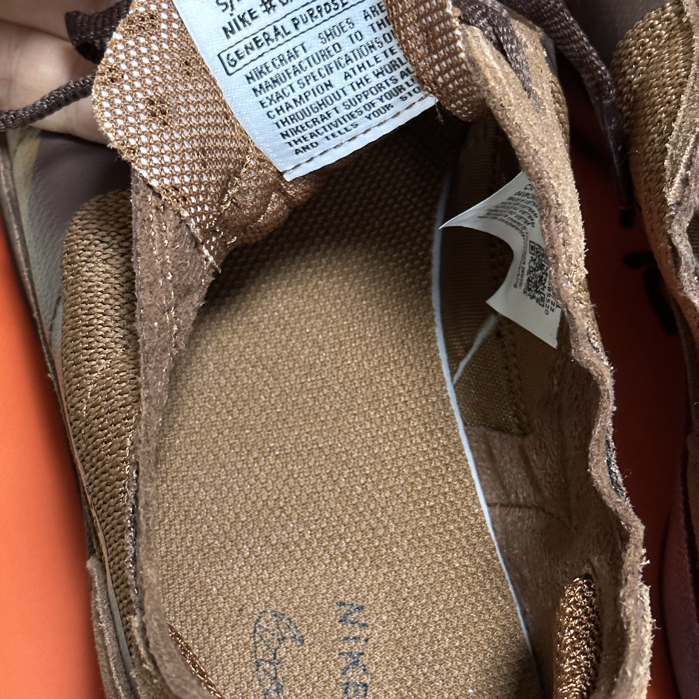 Nike x Tom Sachs General Purpose Shoe Brown 착용 스타일 - 3
