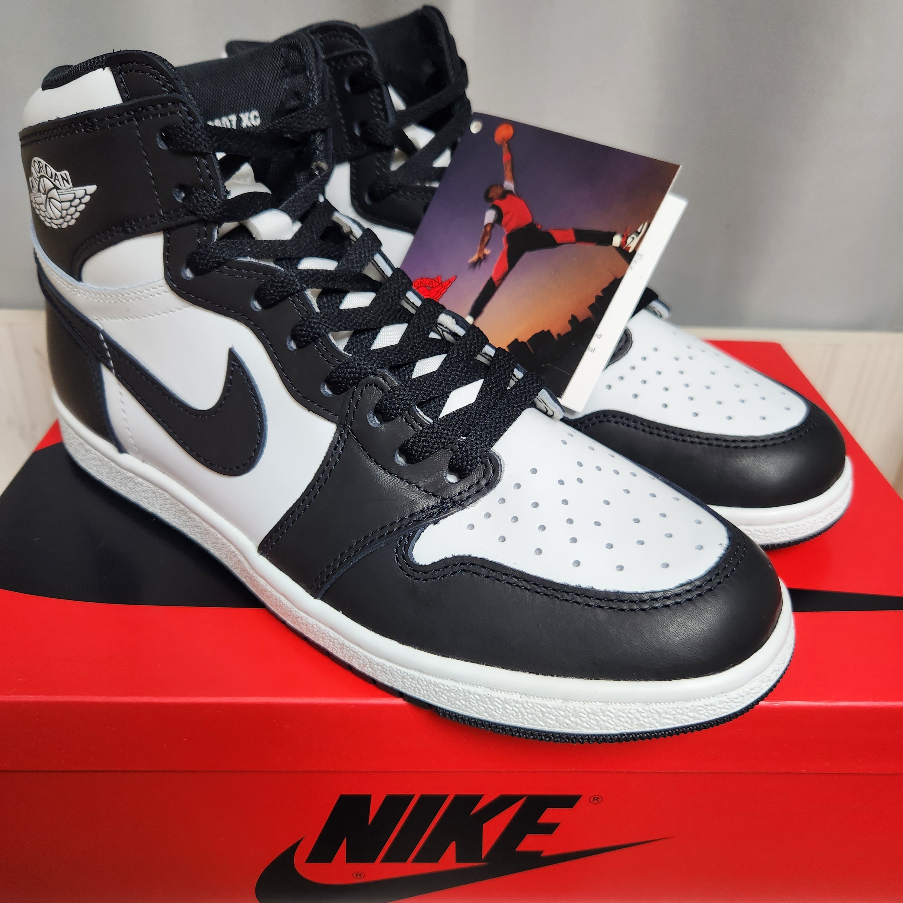 Jordan 1 High 85 Black White, Jordan 1 High Golf White Black 착용 스타일 - 2