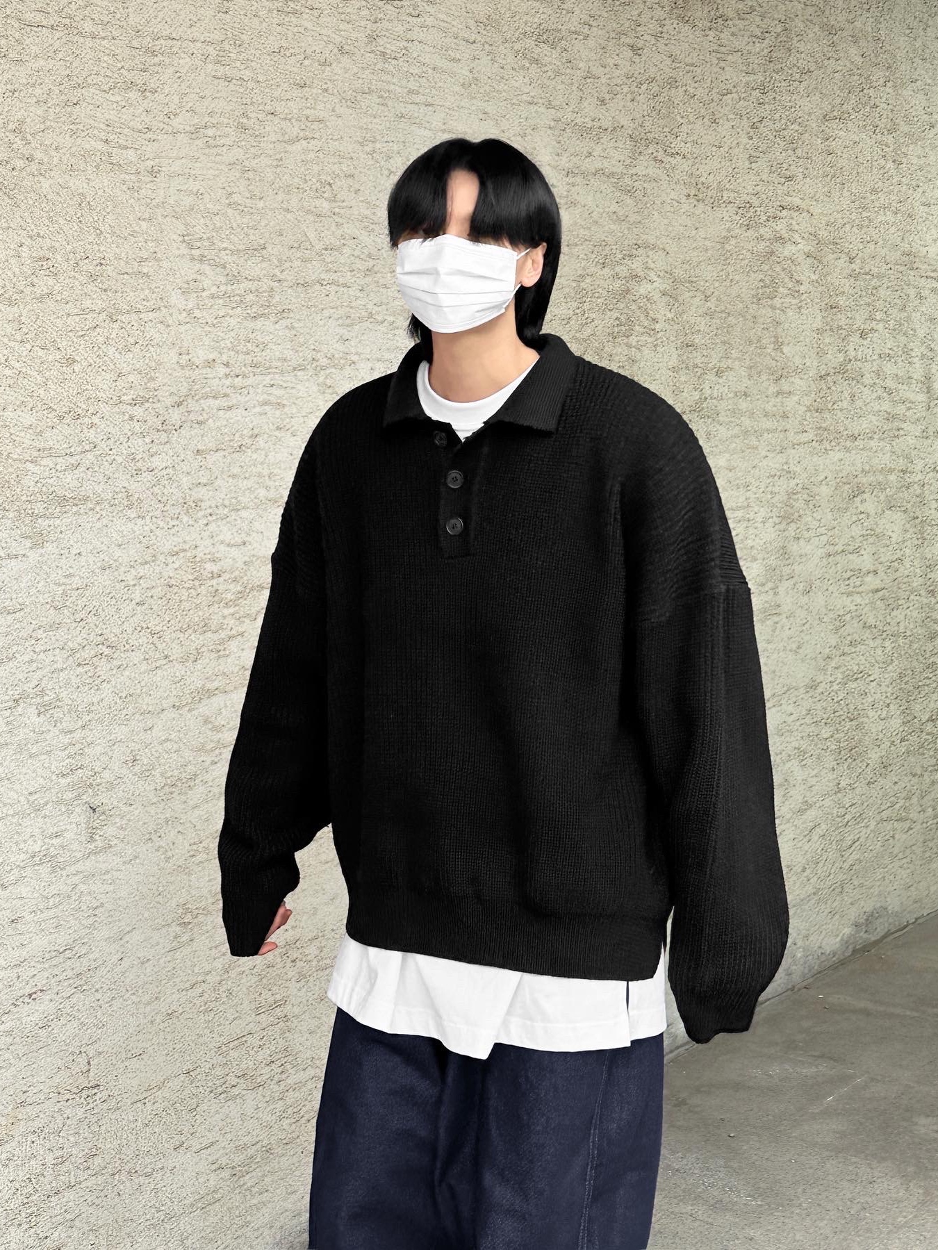 Y-3 Yohji Star Black White 착용 스타일 - 4