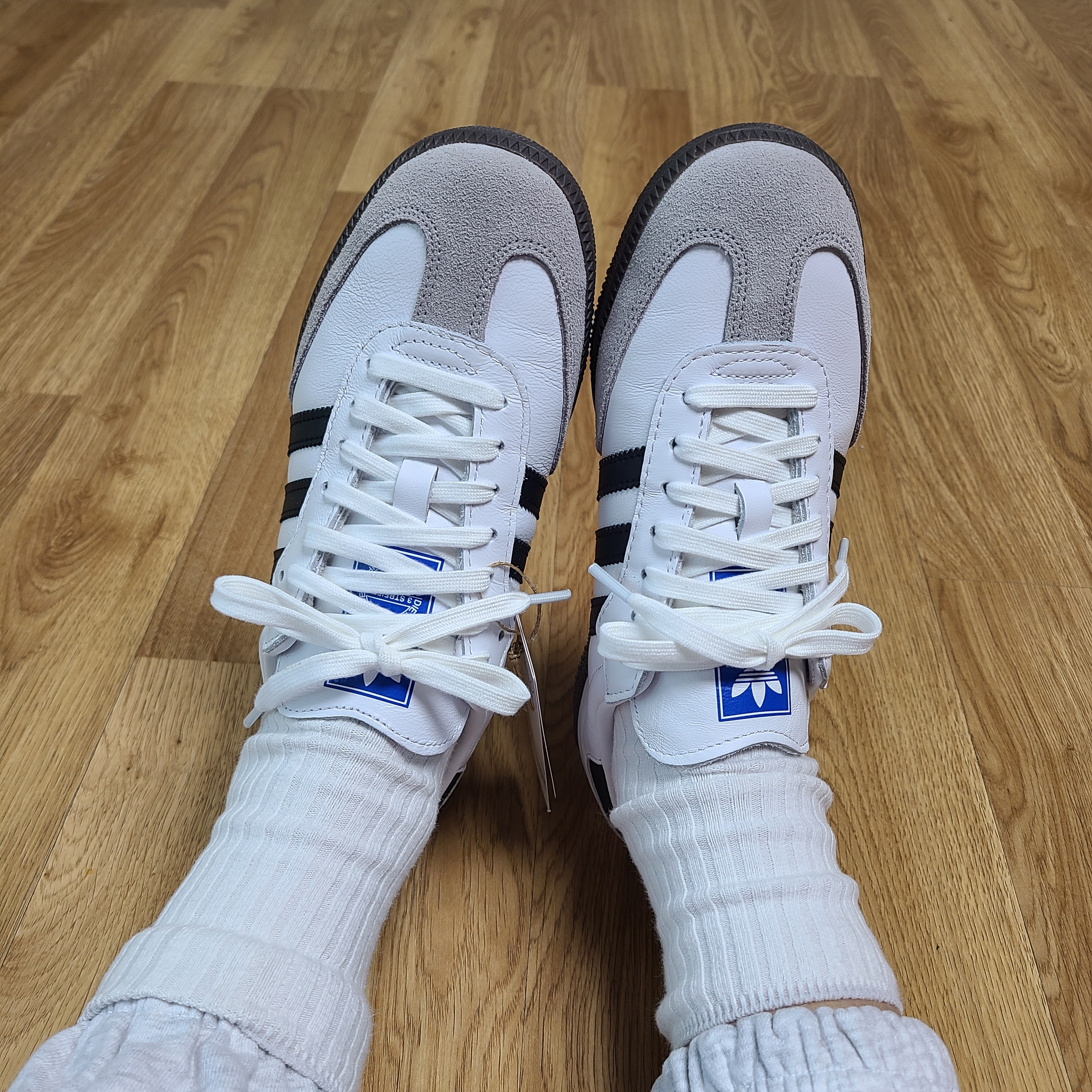 Adidas Samba OG Cloud White 착용 스타일