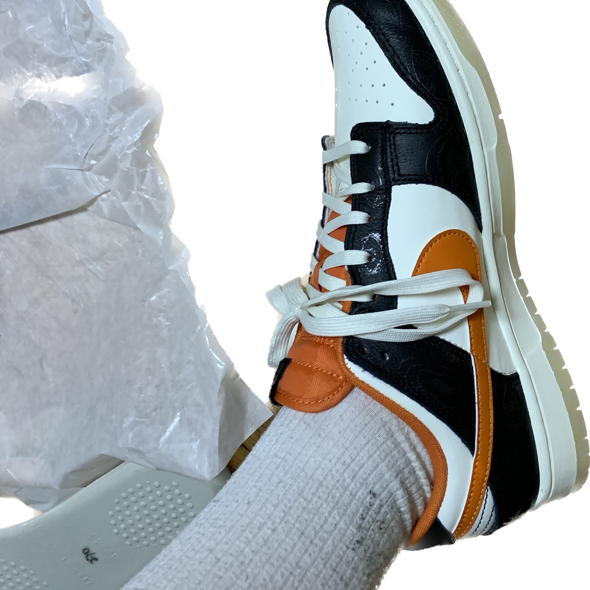 Nike Dunk Low Retro PRM Halloween 착용 스타일 - 2