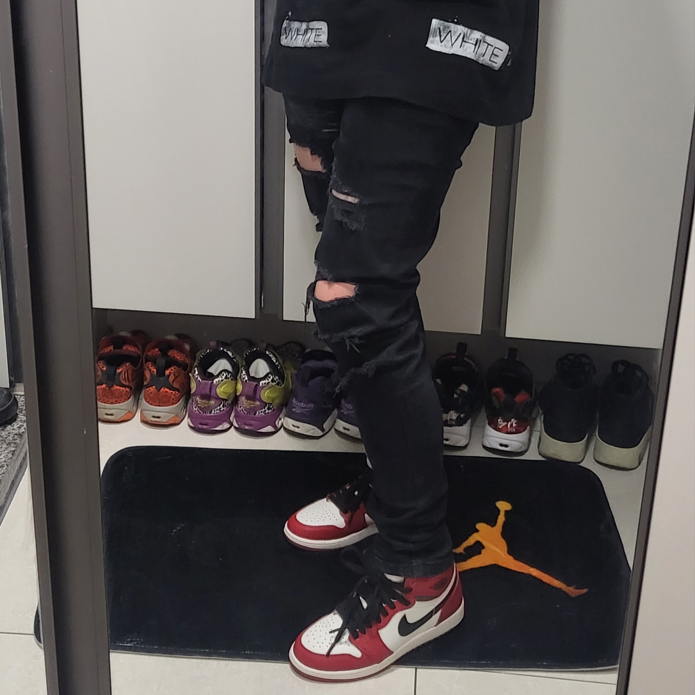 (GS) Jordan 1 Retro High OG Chicago 2022 착용 스타일 - 4