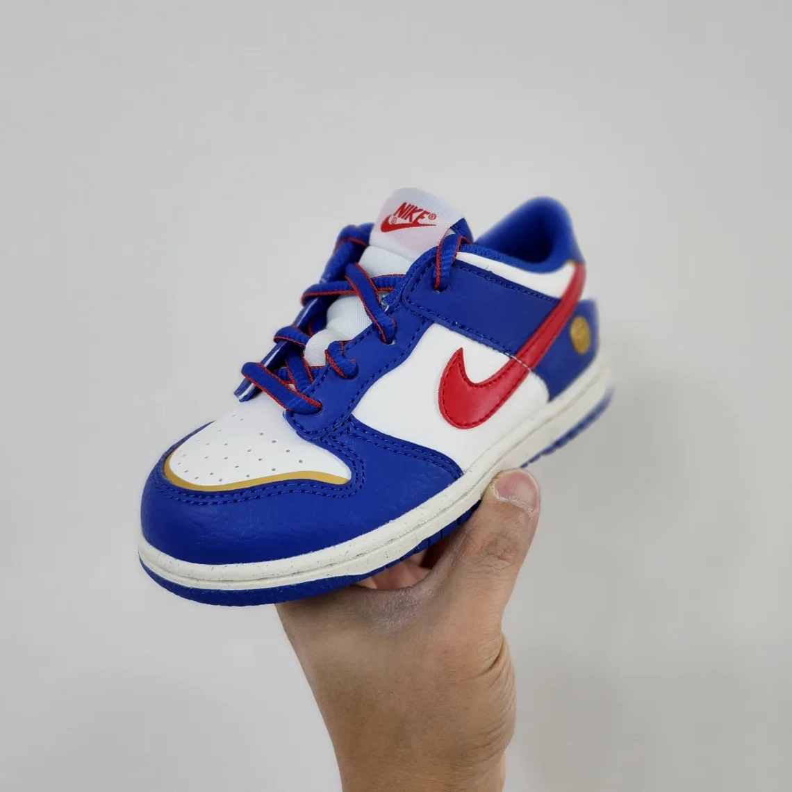 (TD) Nike Dunk Low Game Royal University Red 착용 스타일 - 1