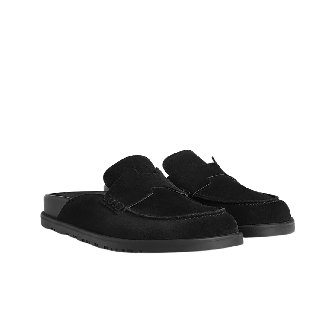 에르메스 고 뮬 스웨이드 카프스킨 & 누아(Hermes Go Mule Suede Calfskin & Noir) - 2
