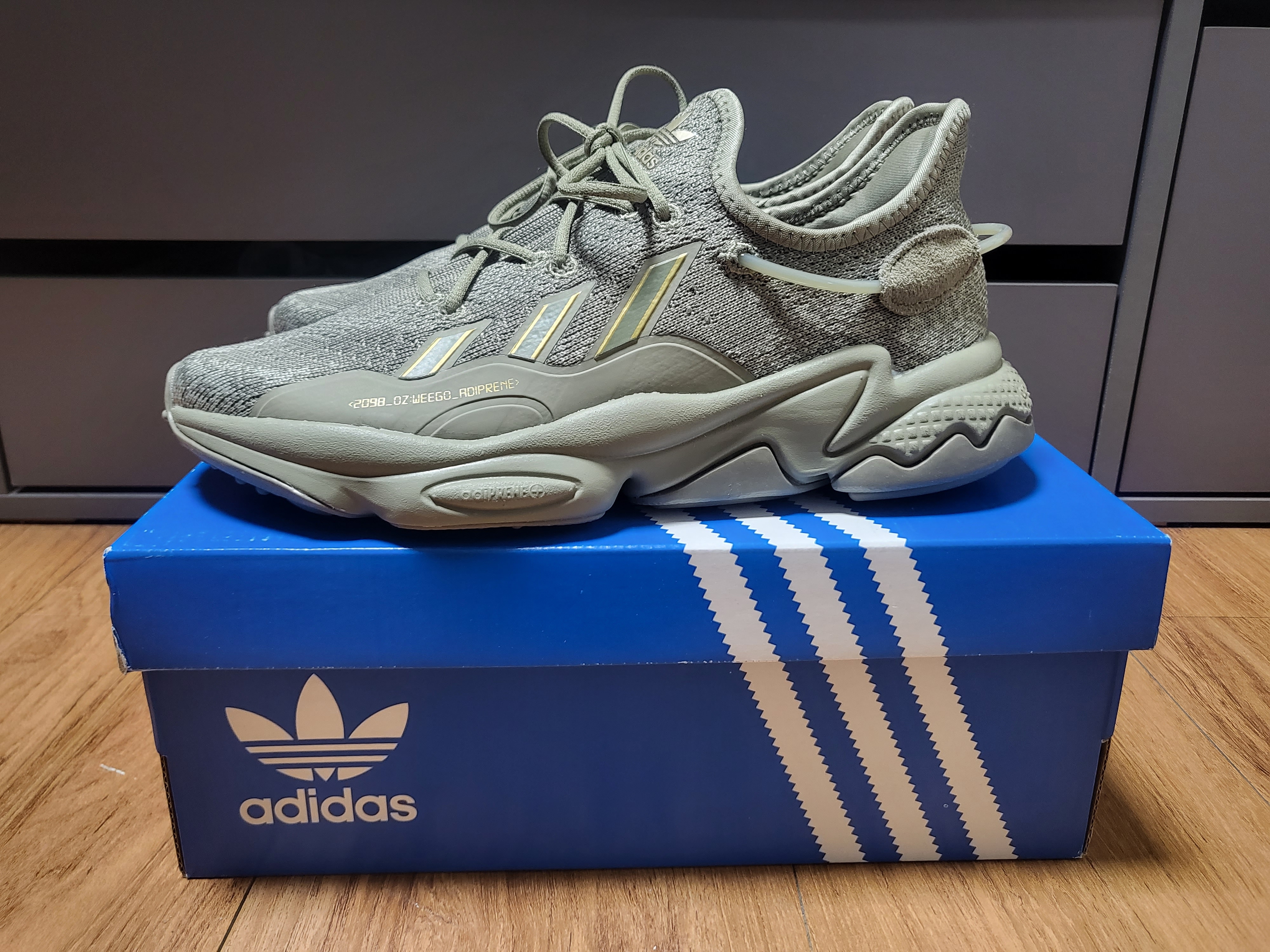Adidas Ozweego Trace Cargo 착용 스타일