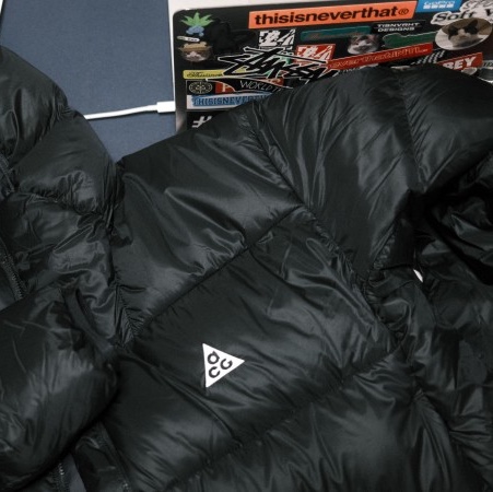 Nike ACG Therma-Fit ADV Lunar Lake Puffer Jacket Black - Asia 착용 스타일
