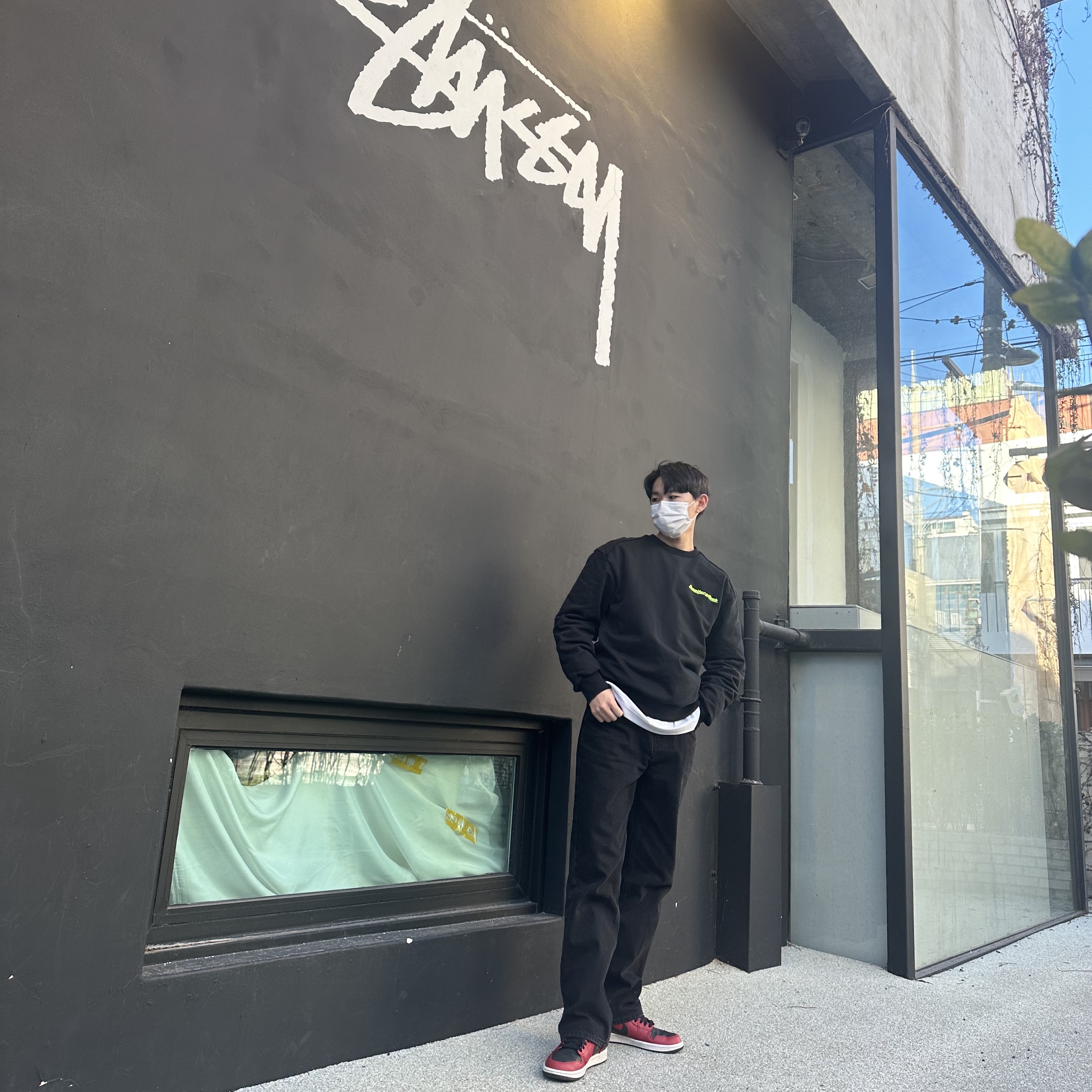 Jordan 1 Low Gym Red Black 착용 스타일