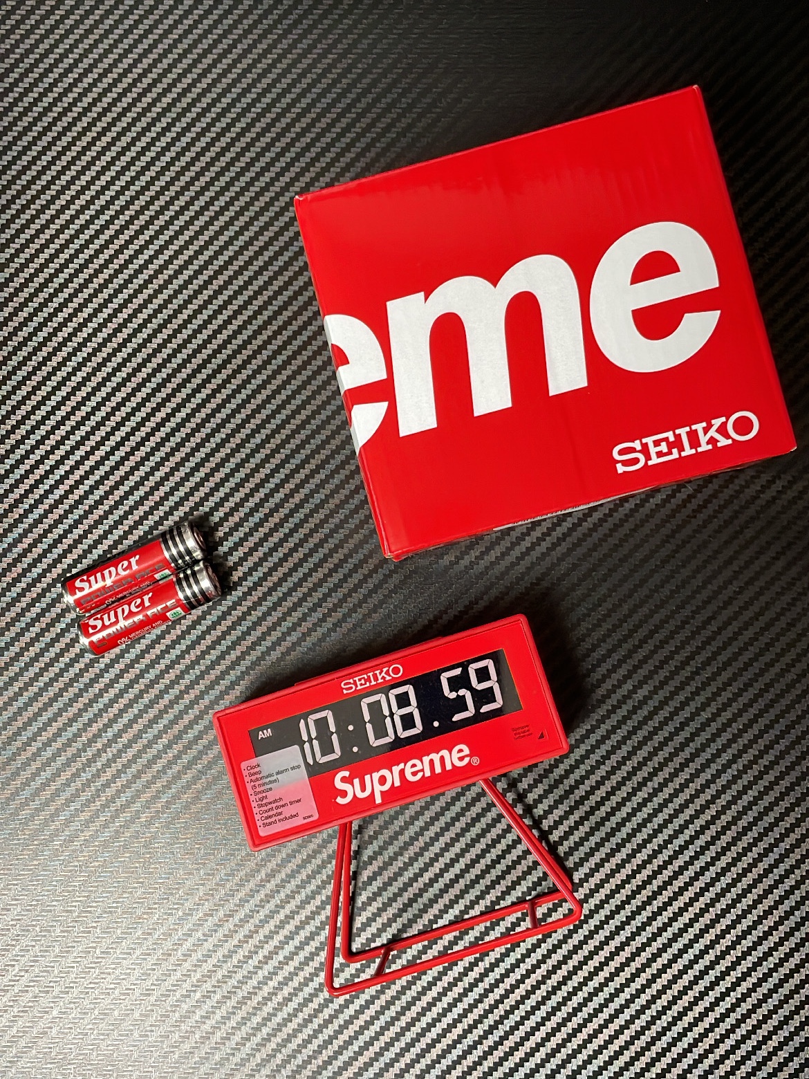Supreme x Seiko Marathon Clock - 21SS, Lego Ferrari F8 Tributo 착용 스타일 - 3