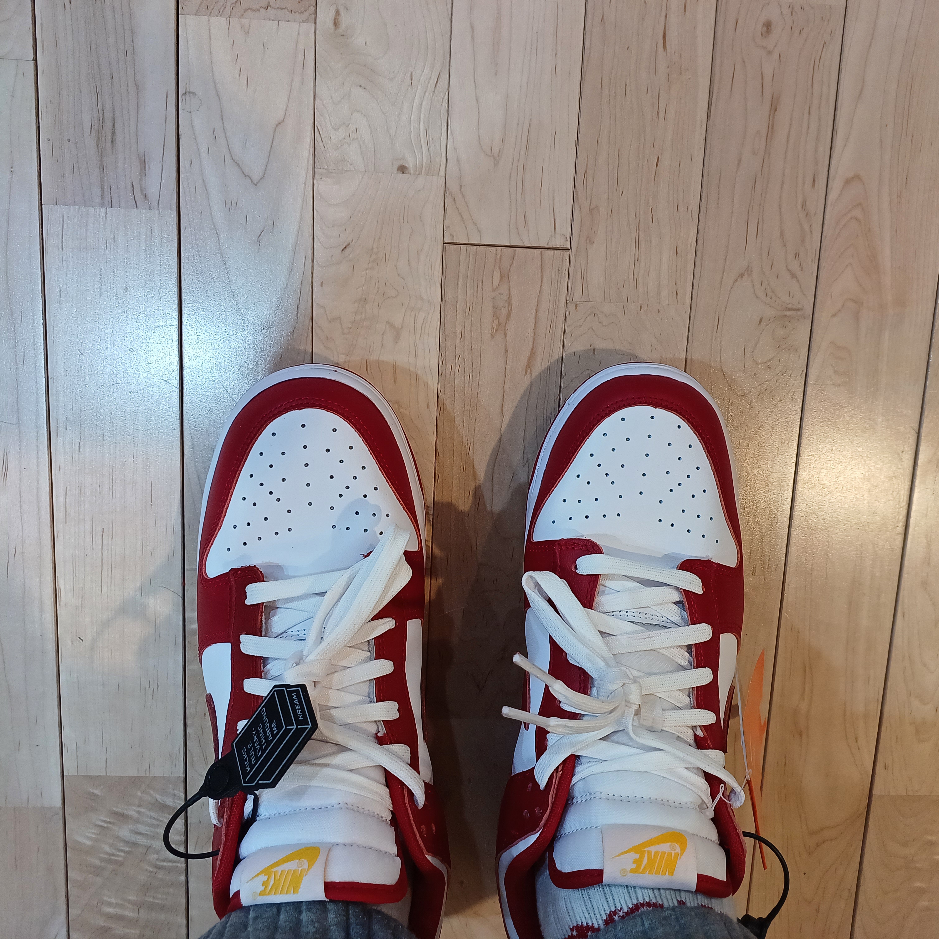 Nike Dunk Low Retro Gym Red 착용 스타일 - 2