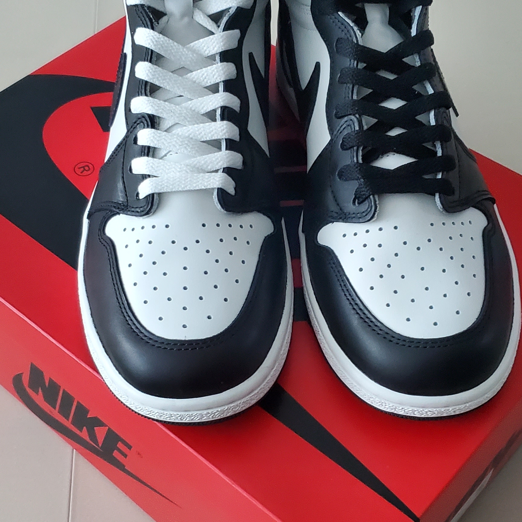 Jordan 1 High 85 Black White 착용 스타일 - 1