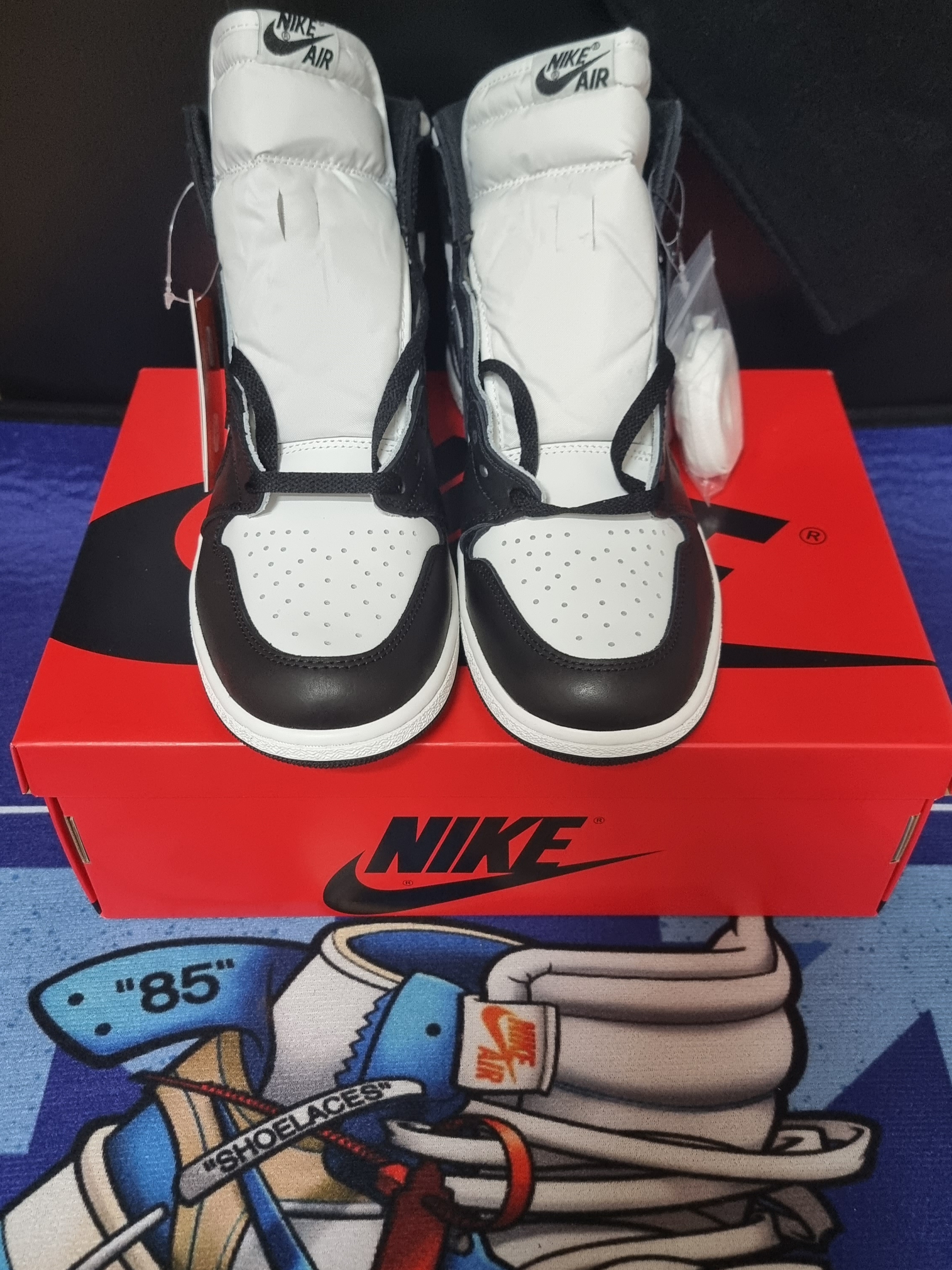 Jordan 1 High 85 Black White 착용 스타일 - 1