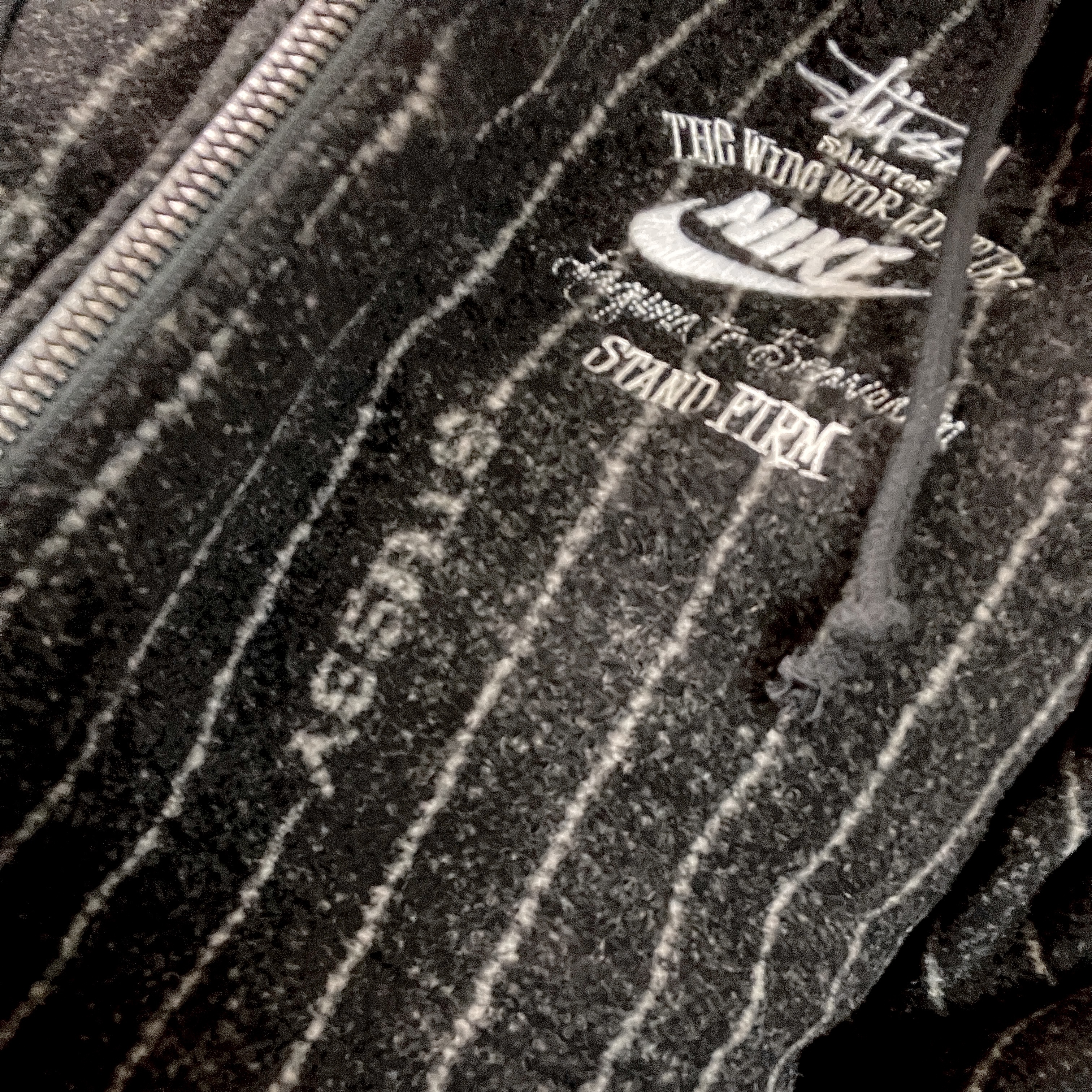Nike x Stussy NRG Striped Wool Jacket Black (DR4023-010) 착용 스타일 - 2